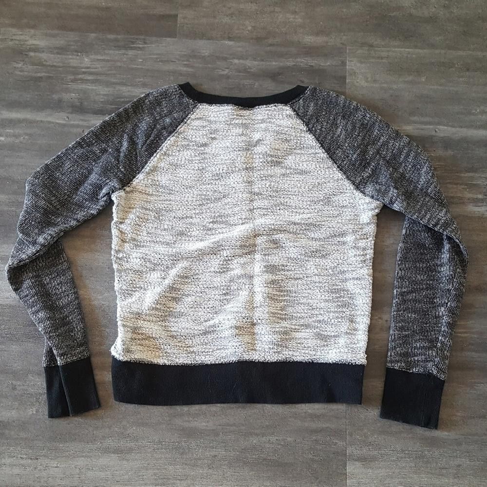 Designer Shades Of Black Sweater Long Sleeve Size S / US 4 / IT 40 - 2 Thumbnail