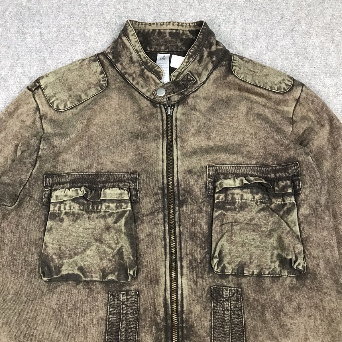 If Six Was Nine × Japanese Brand × Le Grande Bleu (L.G.B.) BIEED FOR LOVE JAPAN BRAND PUNK STYLE COTTON JACKET Size US S / EU 44-46 / 1 - 2 Thumbnail
