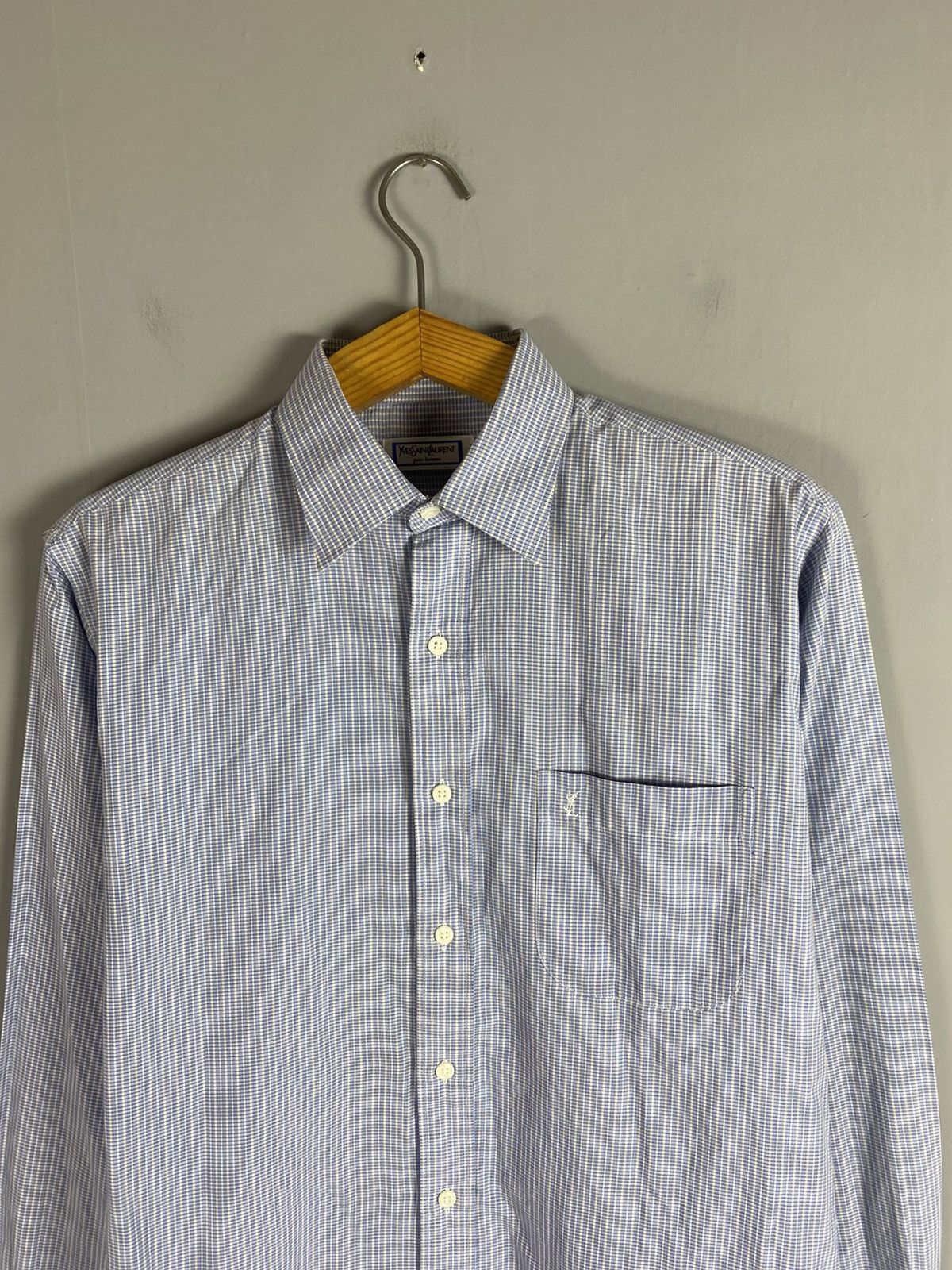 Yves Saint Laurent Vintage 90s YSL Yves Saint Laurent shirt Size US M / EU 48-50 / 2 - 2 Thumbnail