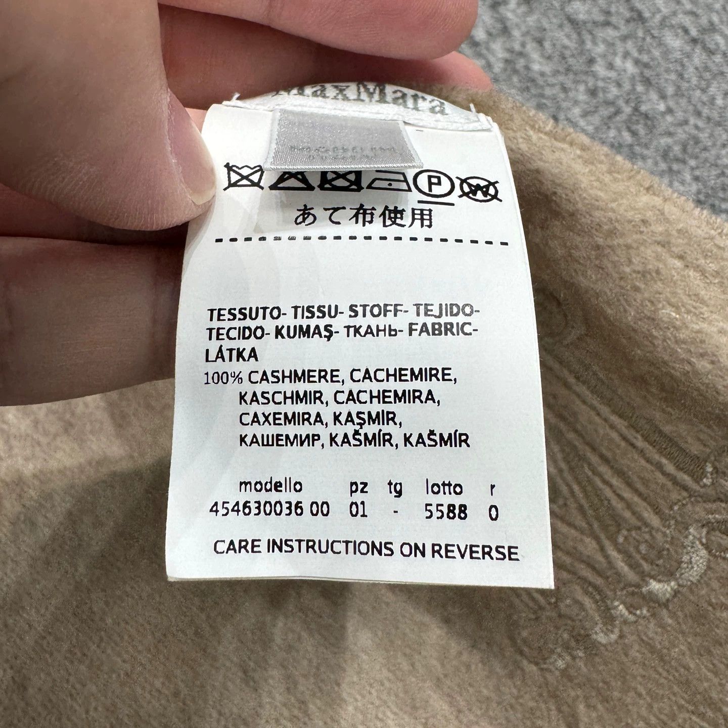 Max Mara MAXMARA Cashmere Scarf 70x180cm New Size ONE SIZE - 5 Thumbnail