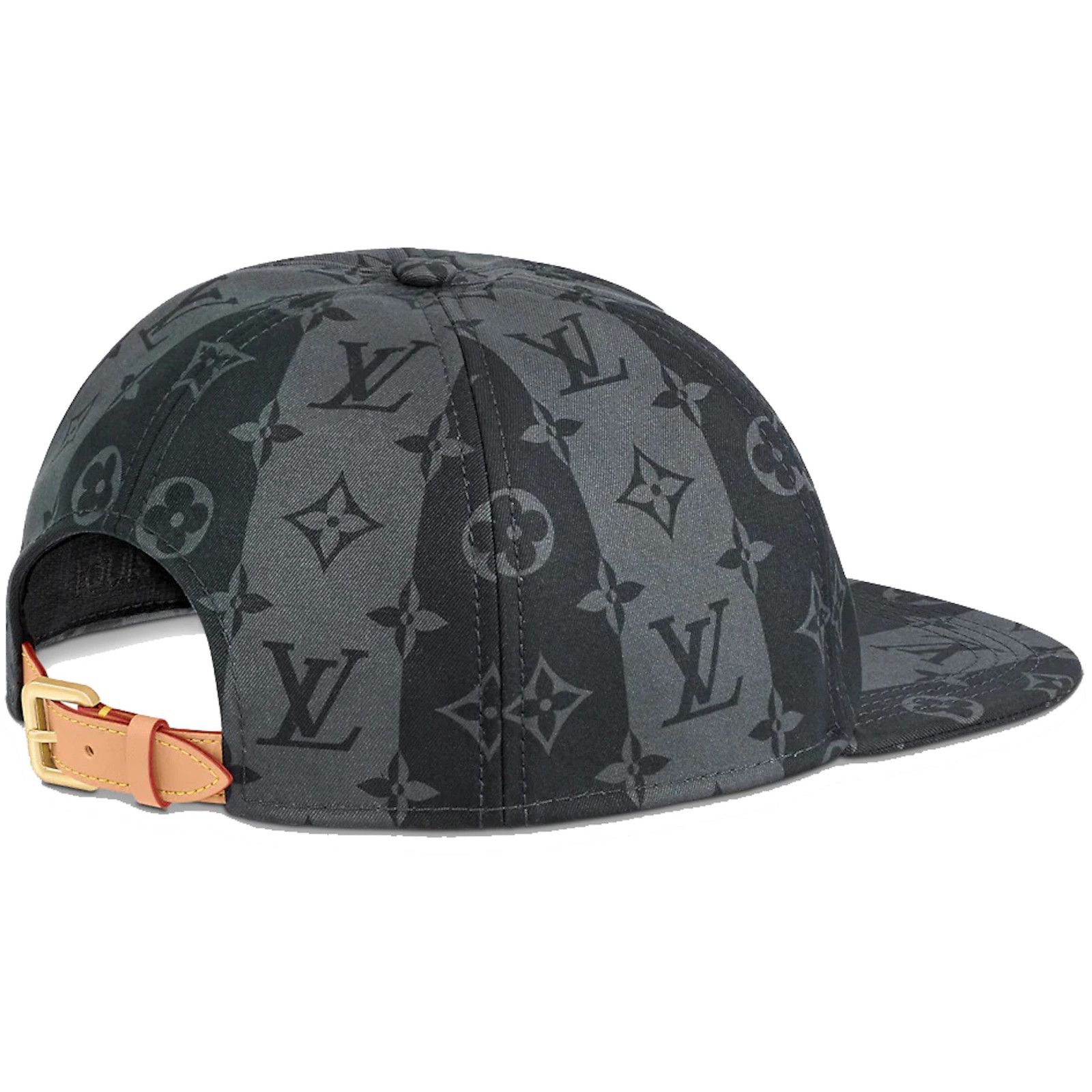 Louis Vuitton Louis Vuitton Nigo Stripe Logo Sun Cap Baseball Hat 58cm M Size ONE SIZE - 5 Thumbnail