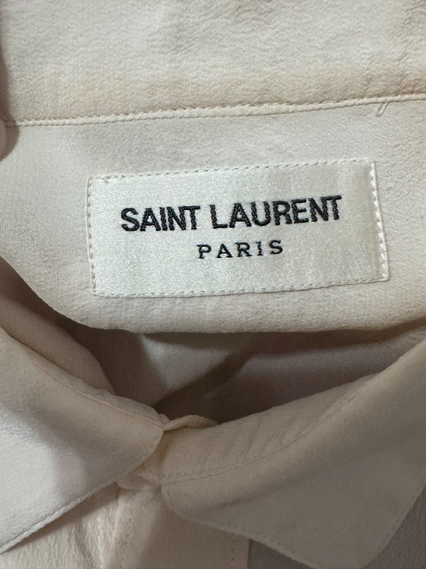 Saint Laurent Paris Authentic Saint Laurent SLP13FW basic with pointed collar Size XS / US 0-2 / IT 36-38 - 5 Thumbnail
