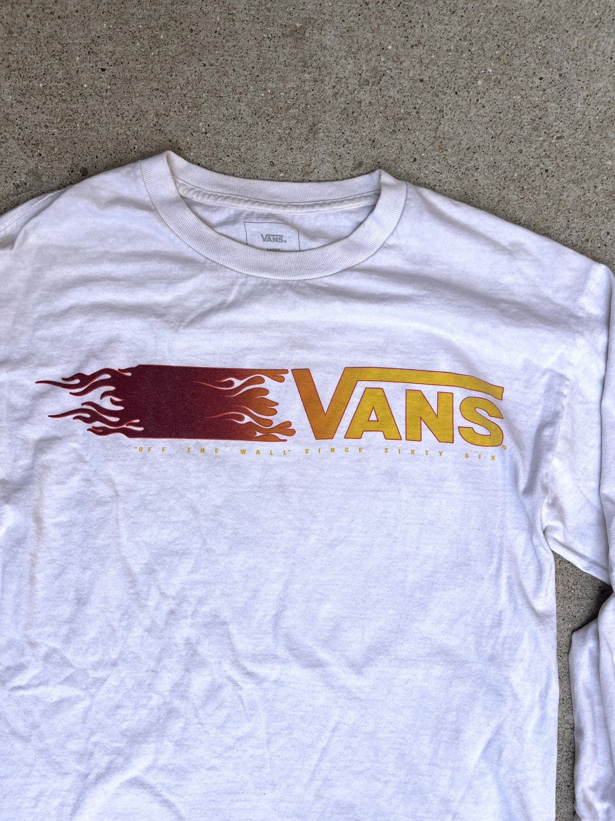 Vans Y2K Vans Long Sleeve Flames Tee Size US L / EU 52-54 / 3 - 4 Thumbnail