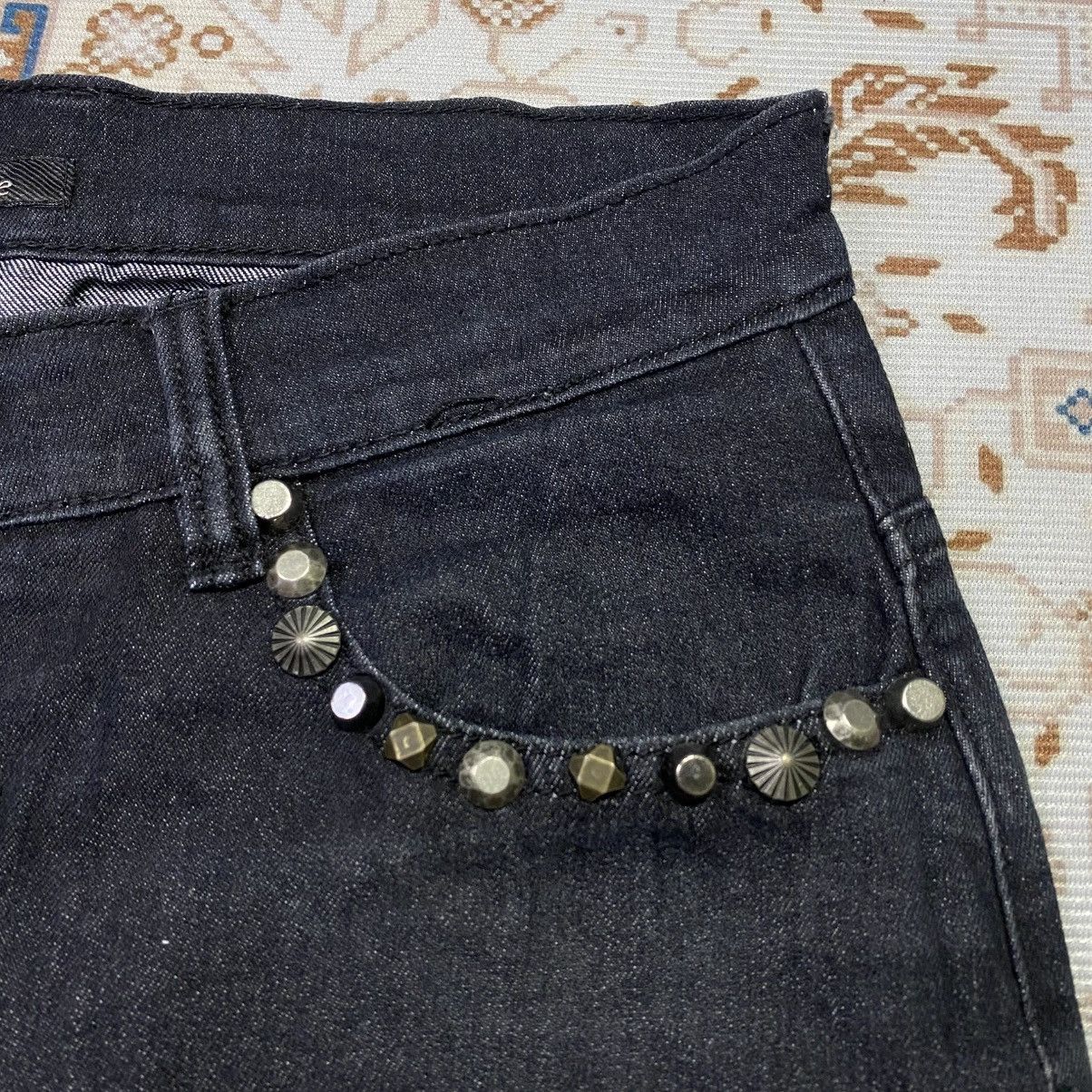 If Six Was Nine × Japanese Brand × Le Grande Bleu (L.G.B.) WORLD EXE STUDDED PANTS Size US 30 / EU 46 - 5 Thumbnail