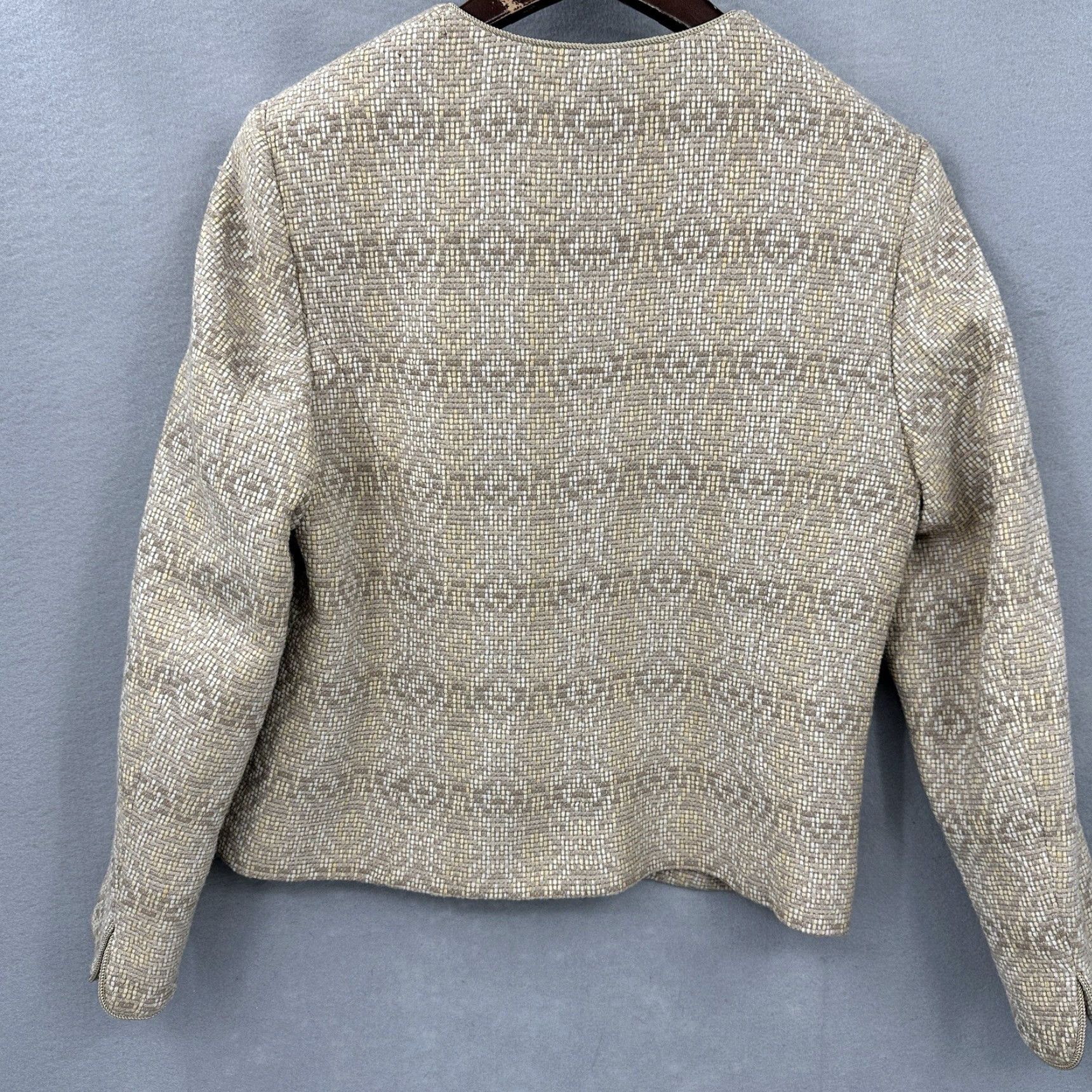 Pendleton VINTAGE Pendleton Blazer Women Petite 10 Wool Tweed Plaid Short Jacket Fall Winter 90s Size L / US 10 / IT 46 - 7 Thumbnail