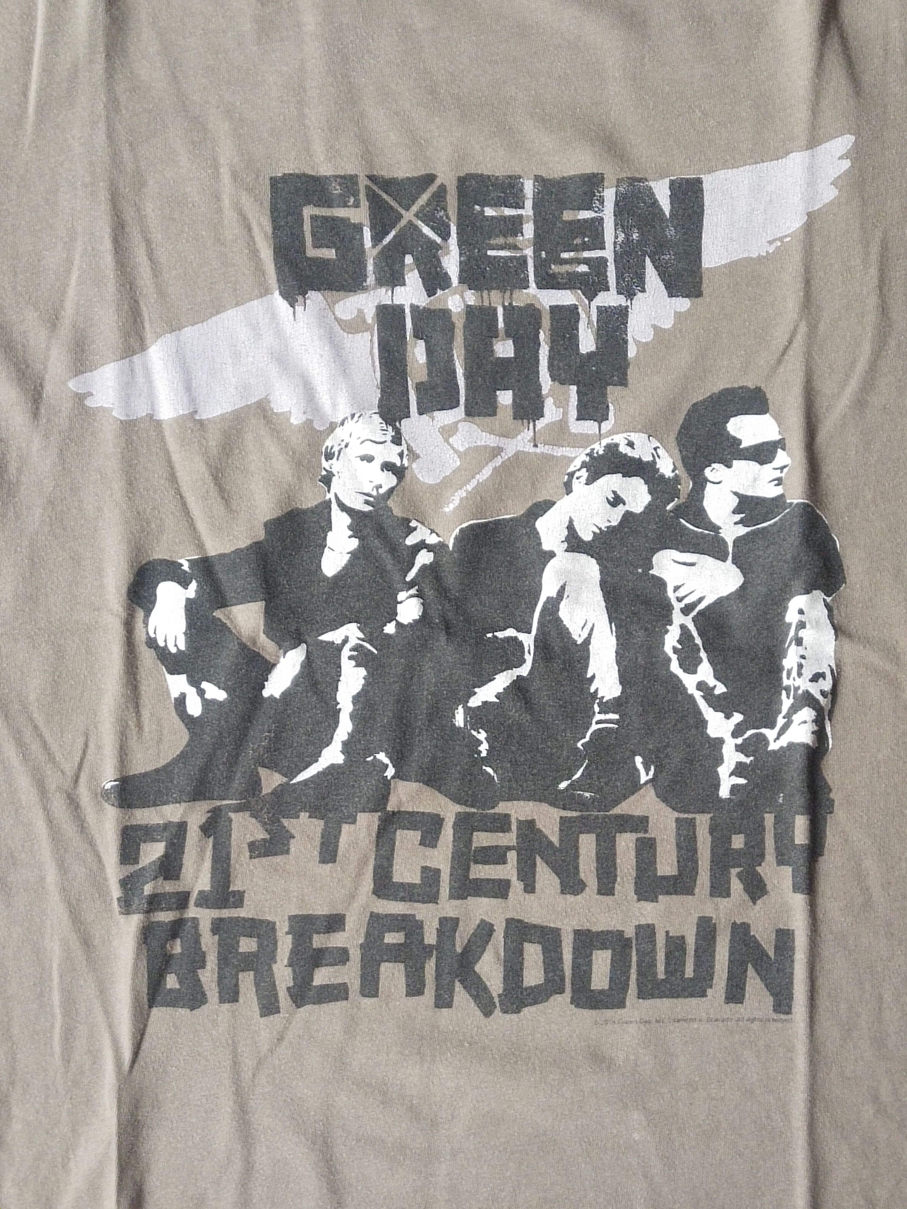 Band Tees Y2K Green Day 21st Century Art Band Tee Punk Rock Size US M / EU 48-50 / 2 - 2 Thumbnail