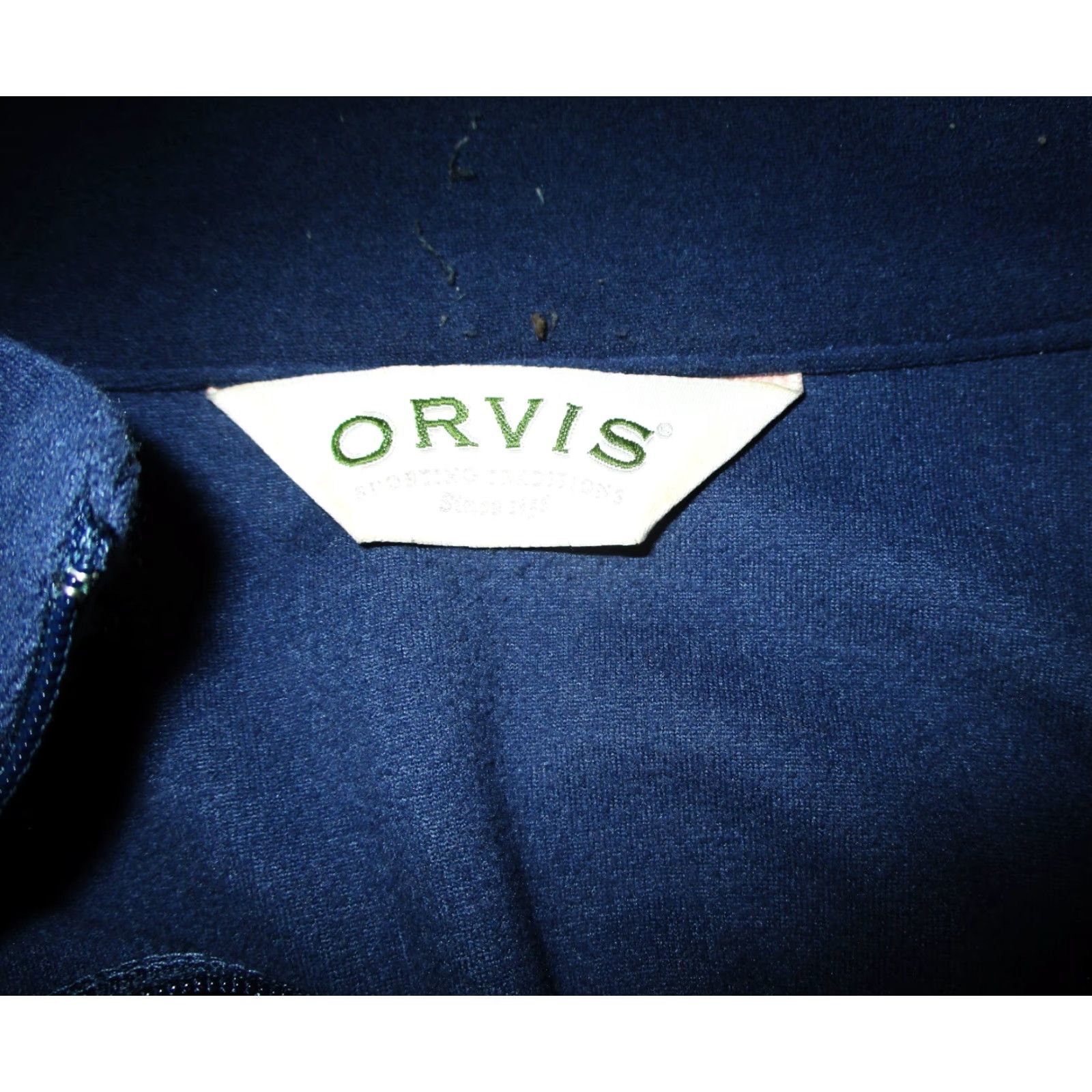 Orvis ORVIS Jersey Men's L/XL Pewter Fleece 1/2 Zip Size US XL / EU 56 / 4 - 6 Thumbnail