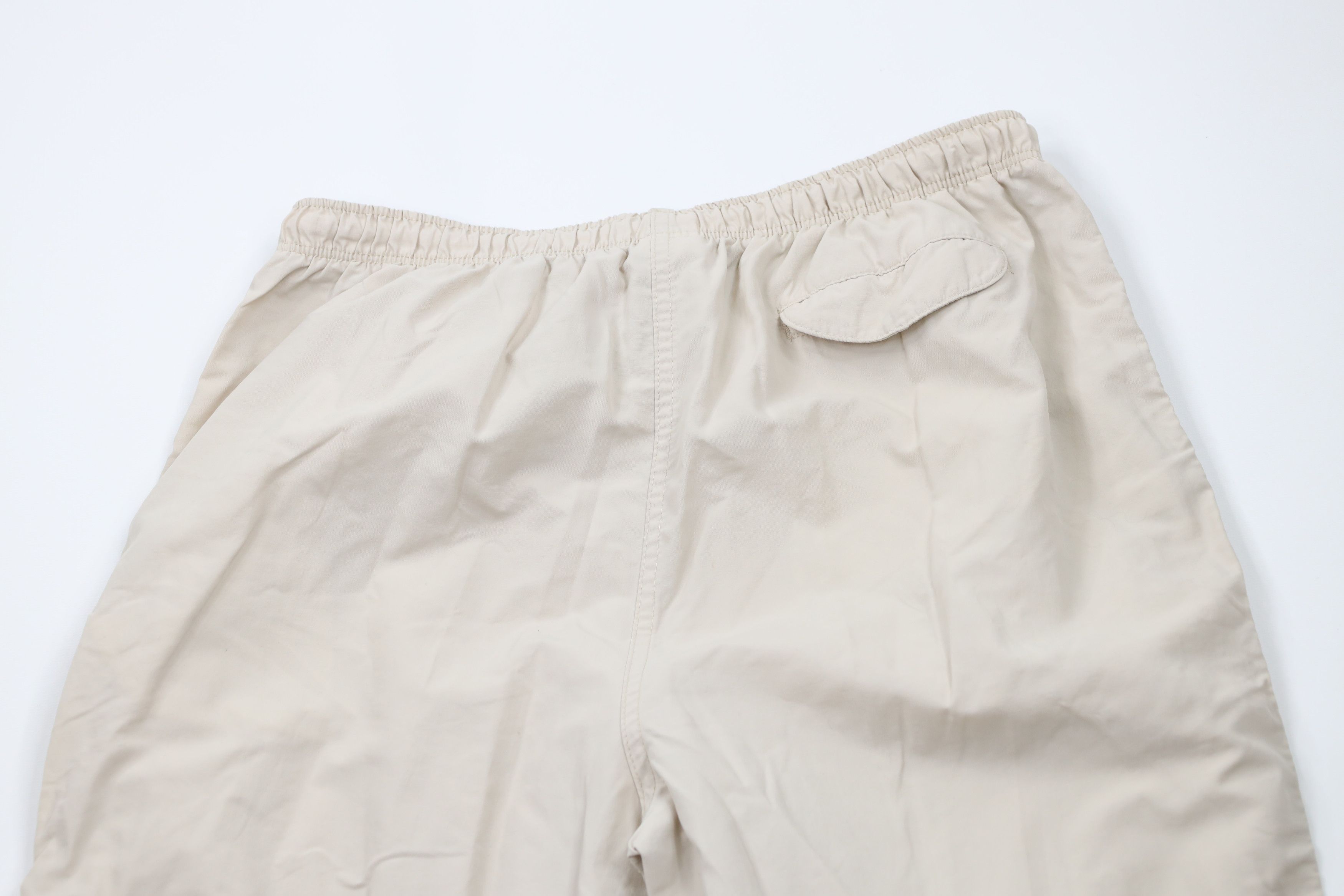 Lands' End × Vintage Vintage 90s Lands End Wide Leg Windbreaker Pants Beige USA Size 38" / US 16 / IT 52 - 12 Thumbnail