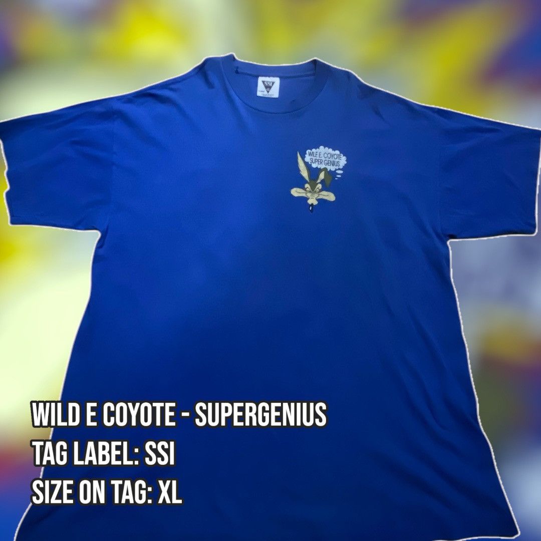 Cartoon Network × Vintage Wild E Coyote - Supergenius Tee Size US XL / EU 56 / 4 - 2 Thumbnail