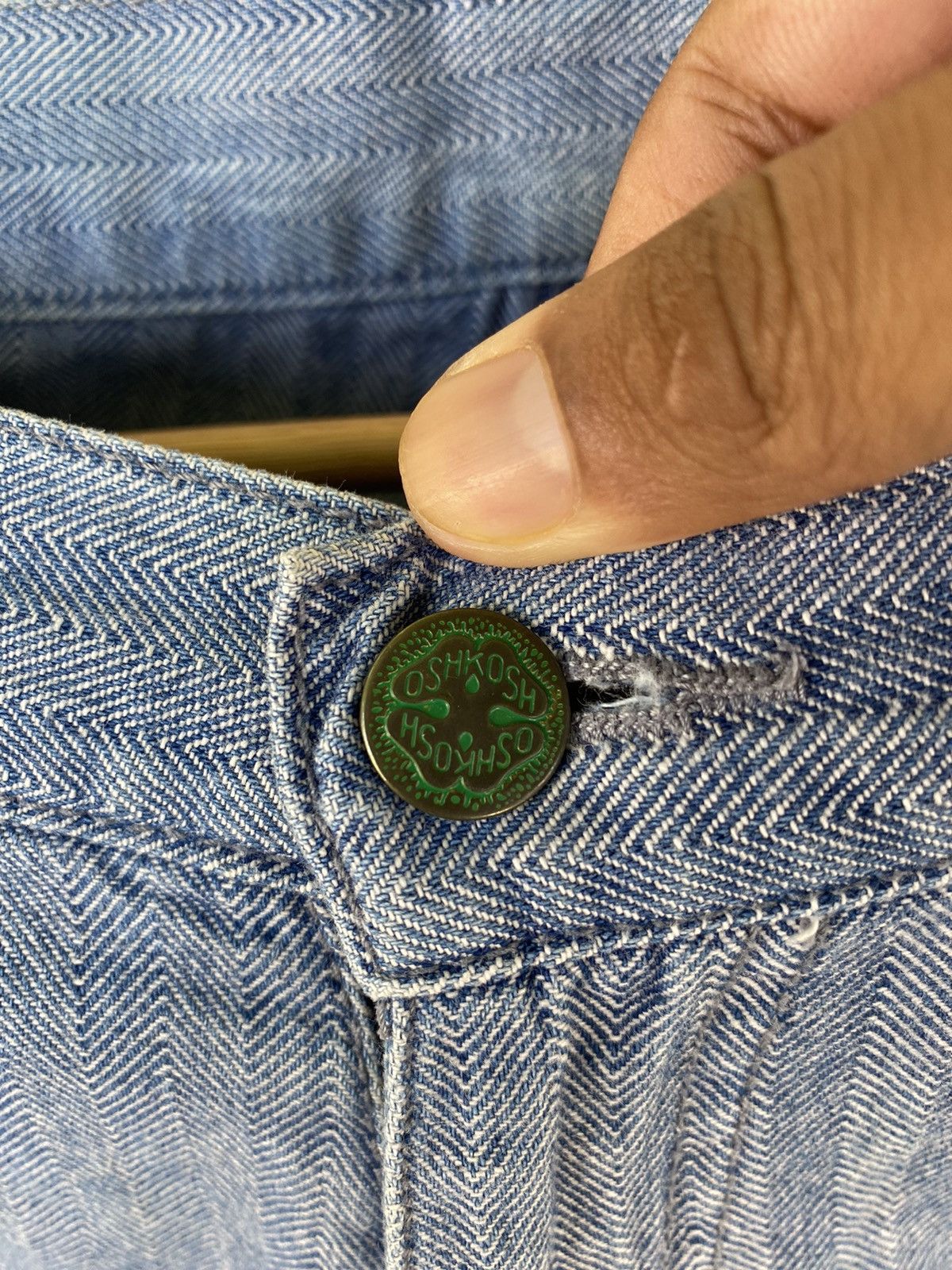 Japanese Brand Vintage Patchwork Oshkosh Carpenter Reworked Pants Size US 33 - 12 Thumbnail