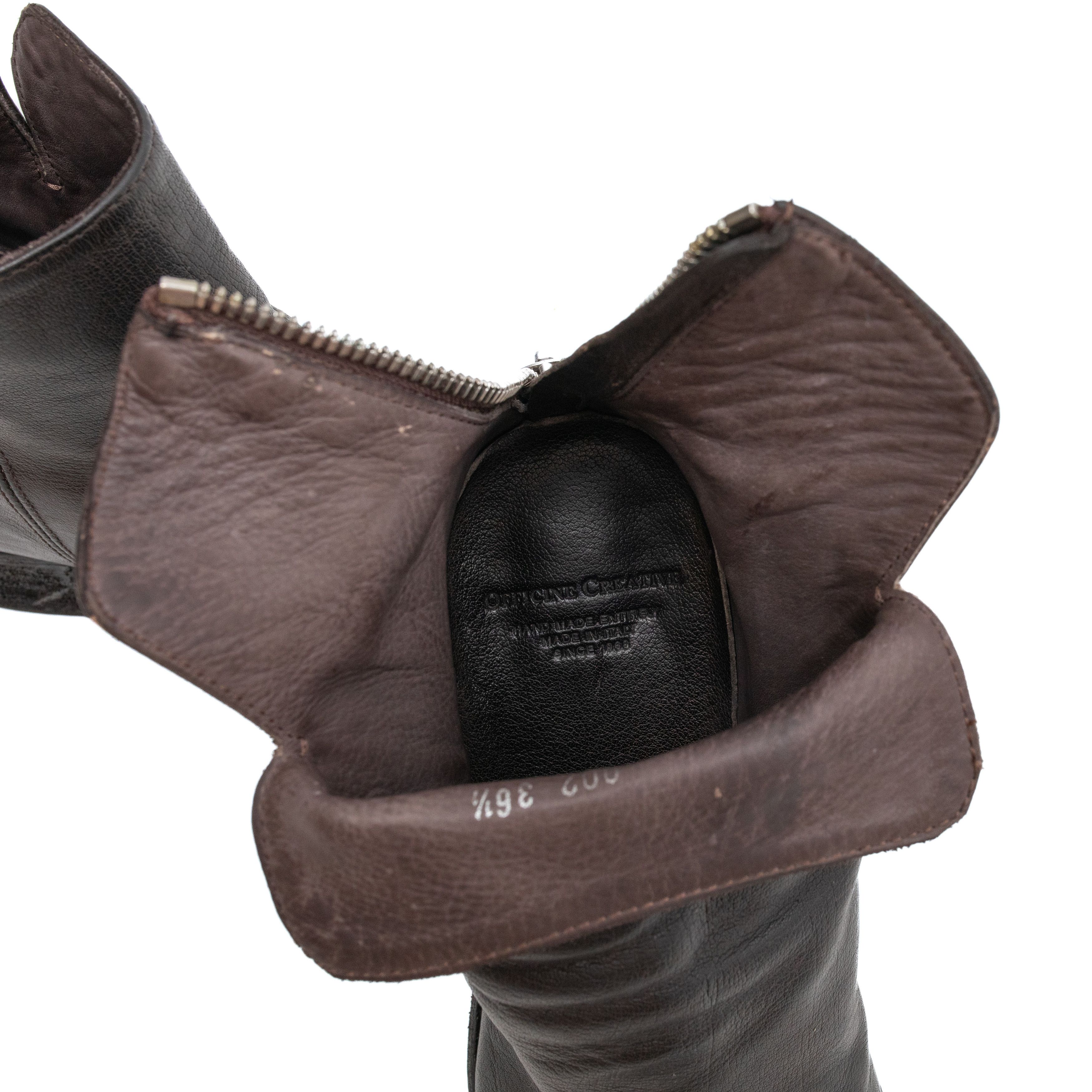 Officine Creative OFFICINE CREATIVE Zip Up Booties Size US 7.5 / IT 37.5 - 10 Thumbnail