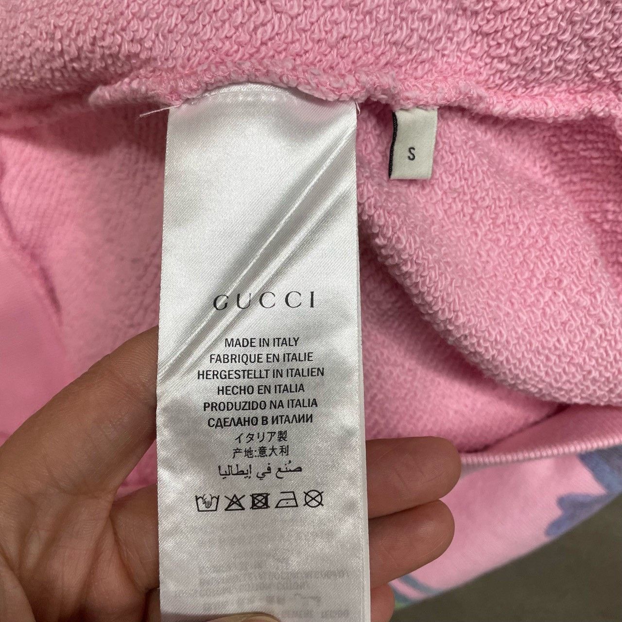 Gucci Gucci Pink deer sweatshirt 2501-Nextarrow Size US S / EU 44-46 / 1 - 6 Thumbnail