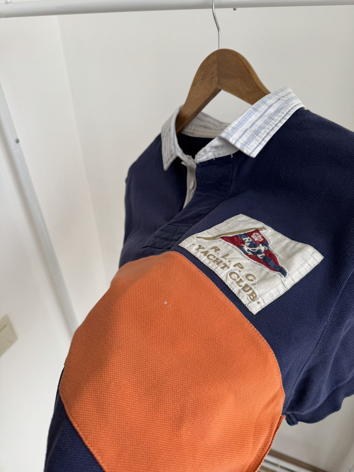 Polo Ralph Lauren × Vintage Vintage Polo Ralph Lauren Yacht Club polo tee Size US XL / EU 56 / 4 - 5 Thumbnail
