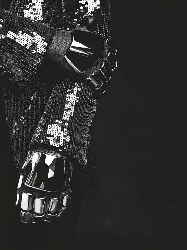 Hedi Slimane × Saint Laurent Paris SS13 - GRAIL - 10.000$ Daft Punk Sequined Le Smoking Blazer Size 44R - 7 Thumbnail