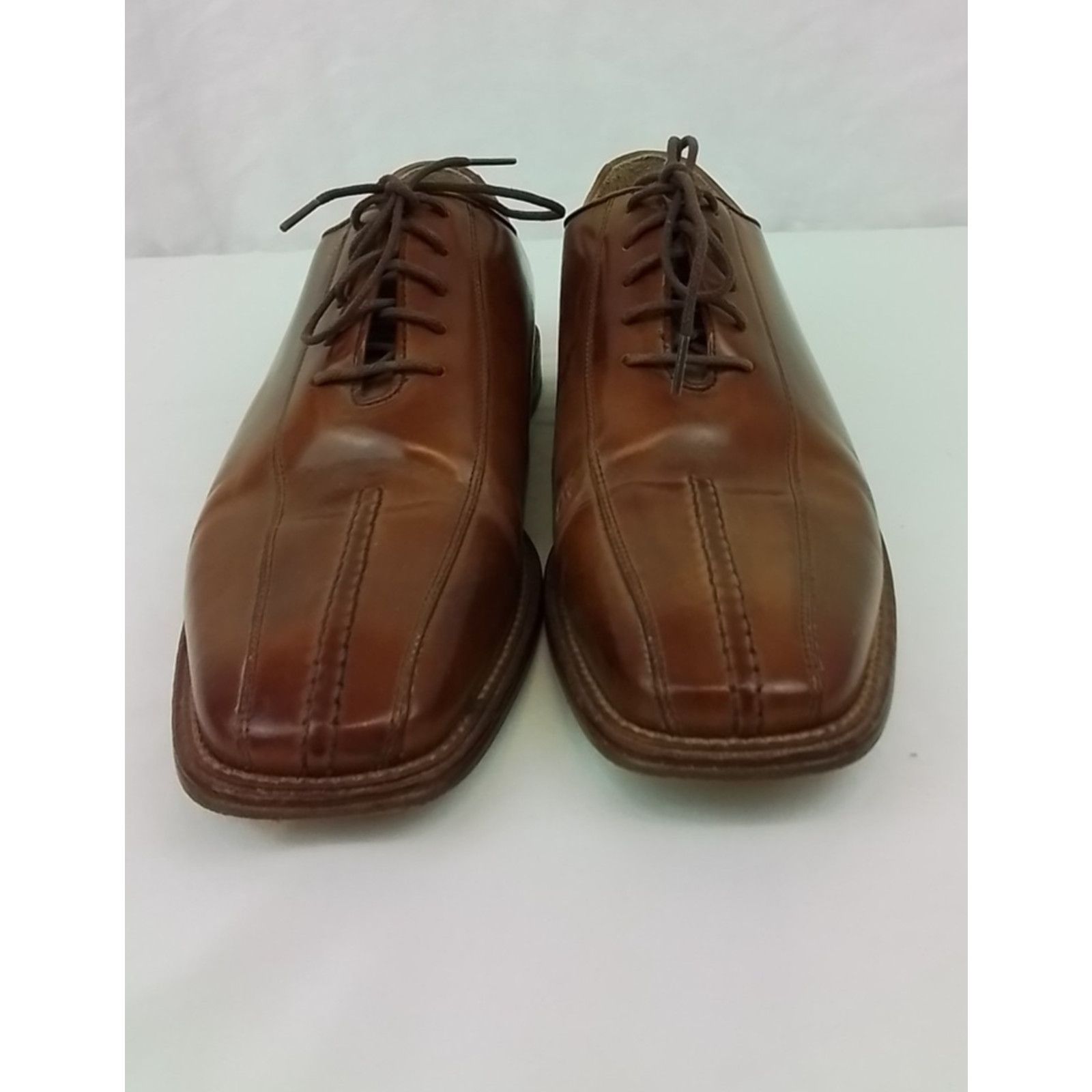 Stacy Adams Stacy Adams Dress Shoes Men's 10M Brown Lace Up Size US 10 / EU 43 - 7 Thumbnail