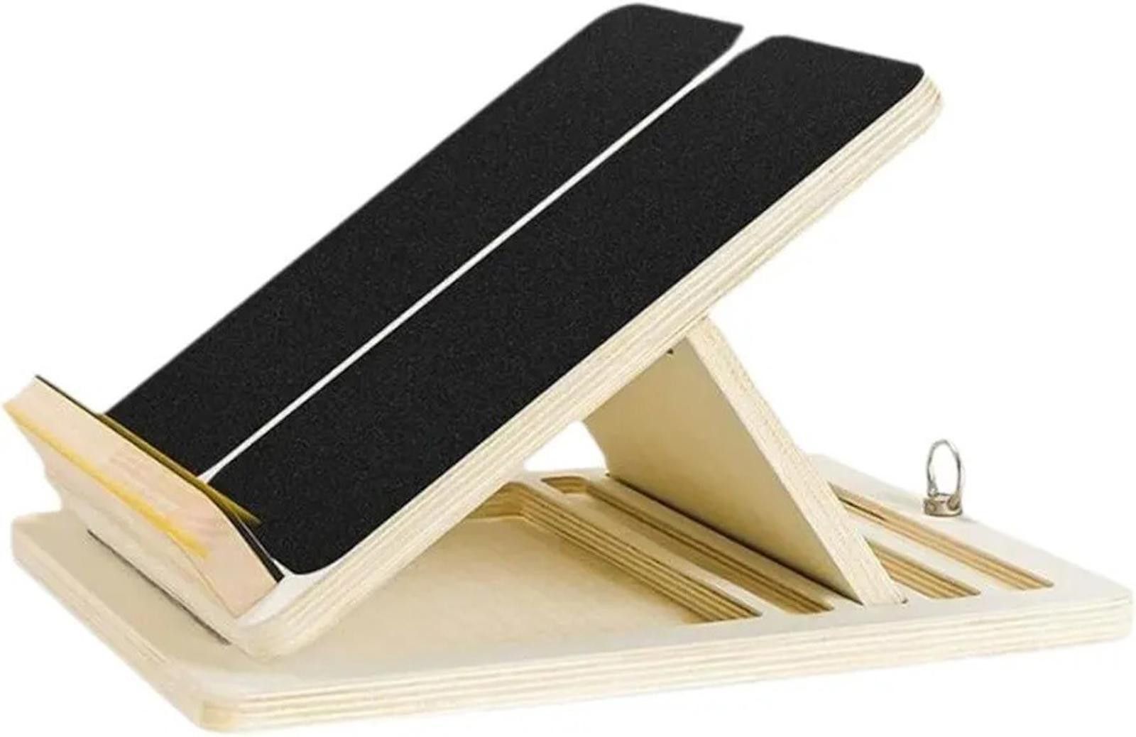 Other Wooden Slant Board Calf Stretcher W/Eyehook For Resist Bands Size ONE SIZE - 1 Thumbnail