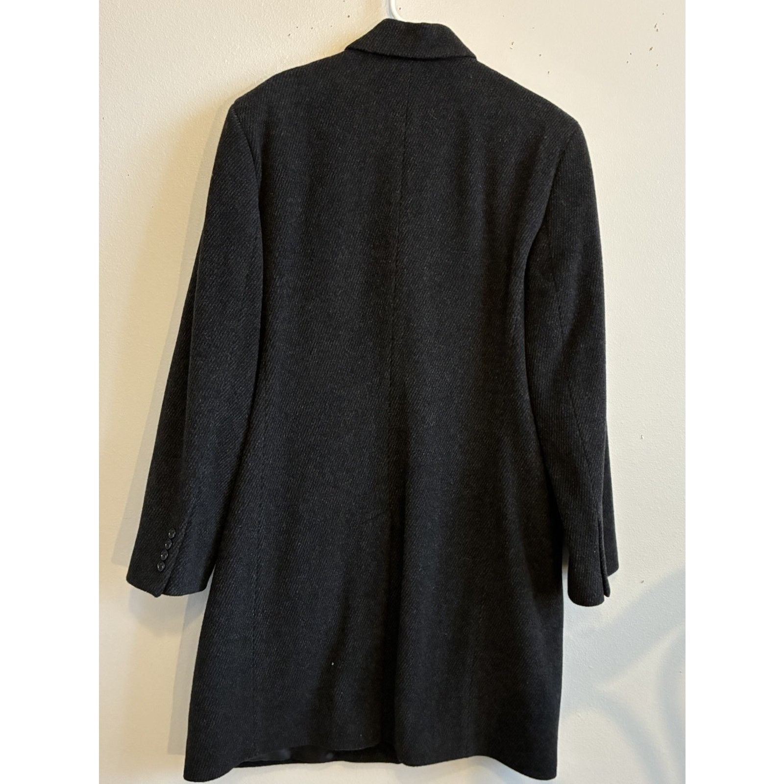 Hickey Freeman Hickey Freeman Gray Herringbone Wool Cashmere Overcoat 42R Size US S / EU 44-46 / 1 - 10 Thumbnail