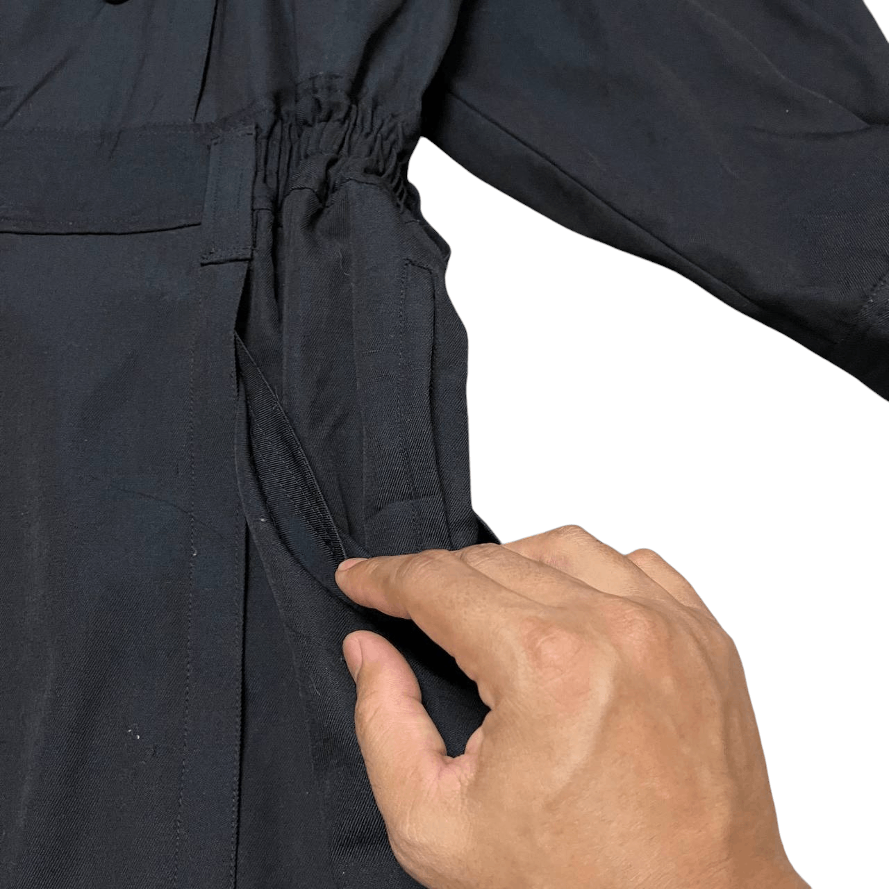 Issey Miyake Vintage Arrston Volaju Kohshin Satoh Laine Wool Coveralls Size US 34 / EU 50 - 6 Thumbnail
