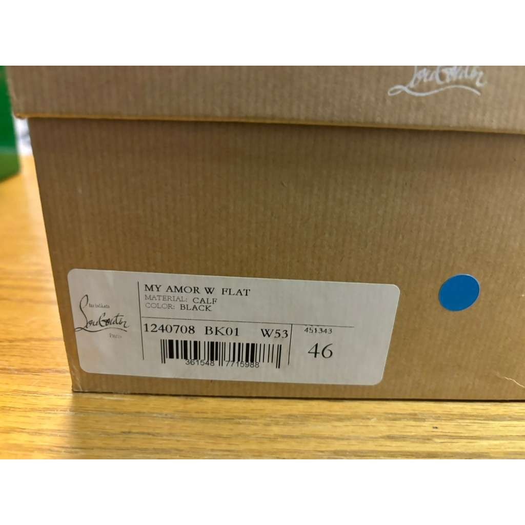 Christian Louboutin o1rshd1 My Amor W Flat Shoe Boots in Black Size US 13 / EU 46 - 22 Thumbnail