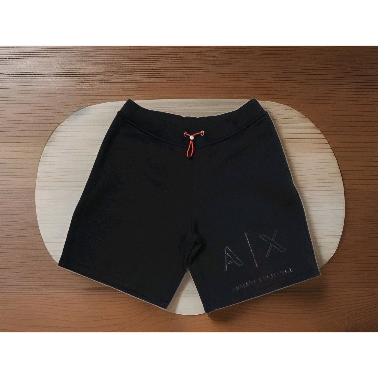Armani Exchange A/X Armani Exchange Drawstring Bermuda Logo Sweatshort XS Size US 28 / EU 44 - 1 Thumbnail
