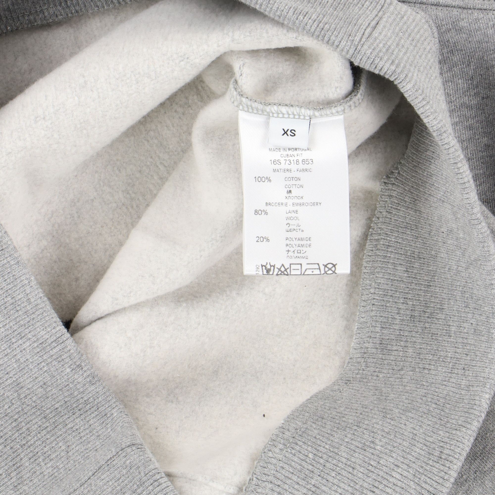 Givenchy 1 of 1 Grey Rottweiler Felt Shadow Sweatshirt Size US XS / EU 42 / 0 - 3 Thumbnail