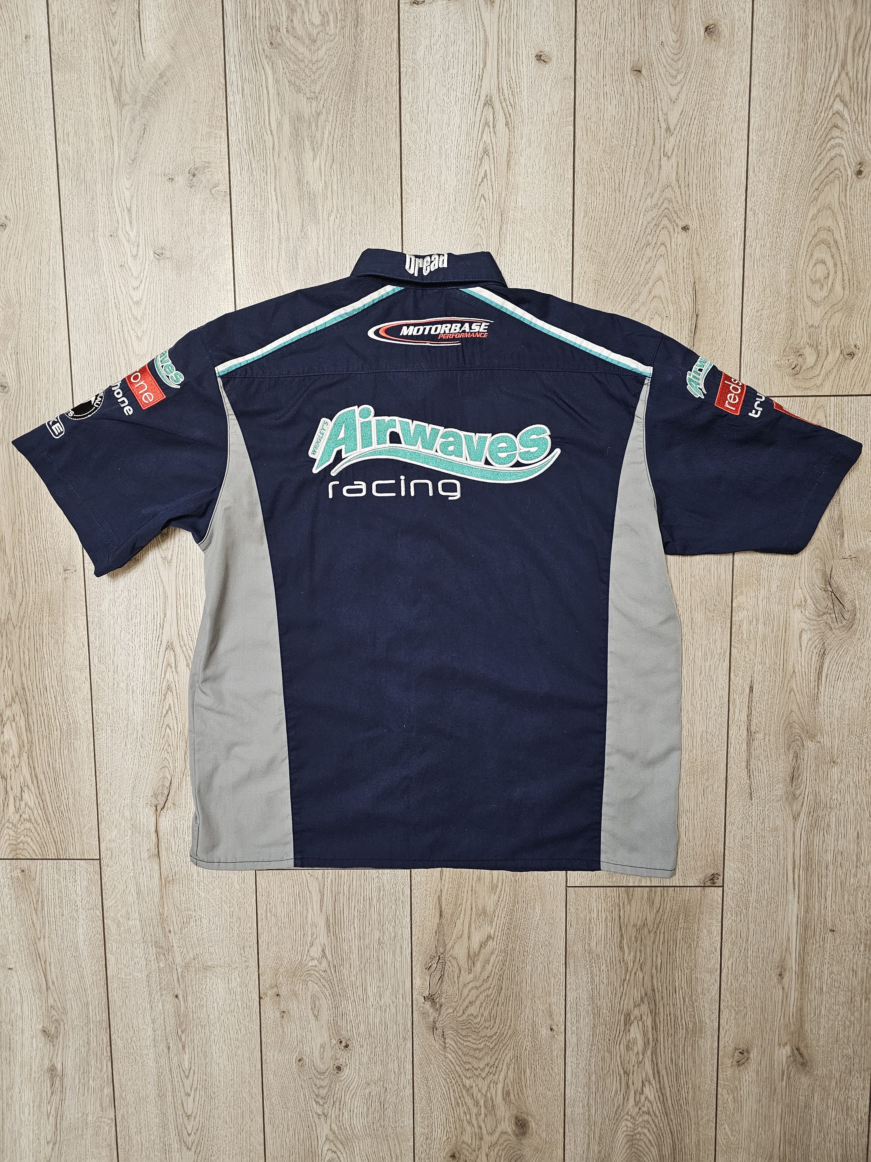 Formula 1 × Vintage FORD RACING VINTAGE SHIRT 90s AIRWAVES SHIRT BUTTON AIRWAVES Size US L / EU 52-54 / 3 - 2 Thumbnail