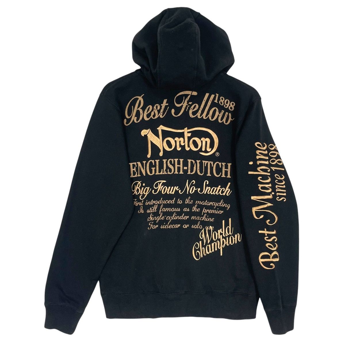 Norton Vintage Norton Motorcycle Hoodie Pull Over World Champion Size US S / EU 44-46 / 1 - 1 Thumbnail