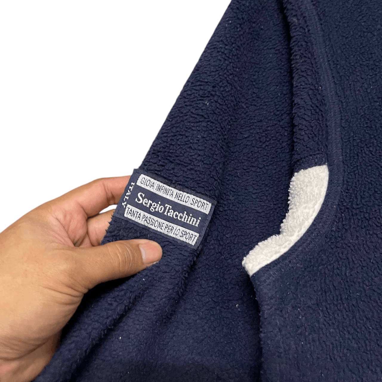 Sergio Tacchini Vintage Sergio Tacchini Italy Fleece Zipper Jacket Size US M / EU 48-50 / 2 - 5 Thumbnail