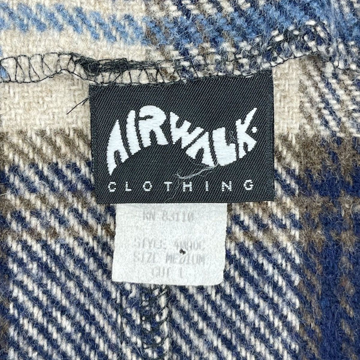 Airwalk Vintage 80’s Airwalk Wool Flannel Size US XL / EU 56 / 4 - 7 Thumbnail