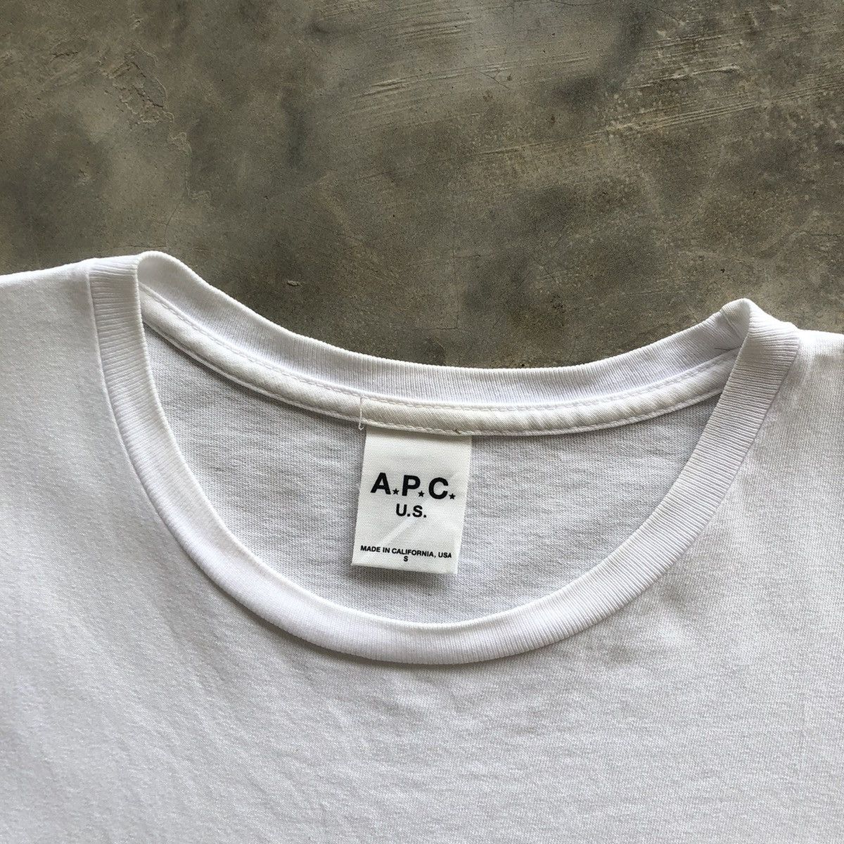 A.P.C. A.P.C. Simple Usa Design T-Shirt Size US S / EU 44-46 / 1 - 4 Thumbnail