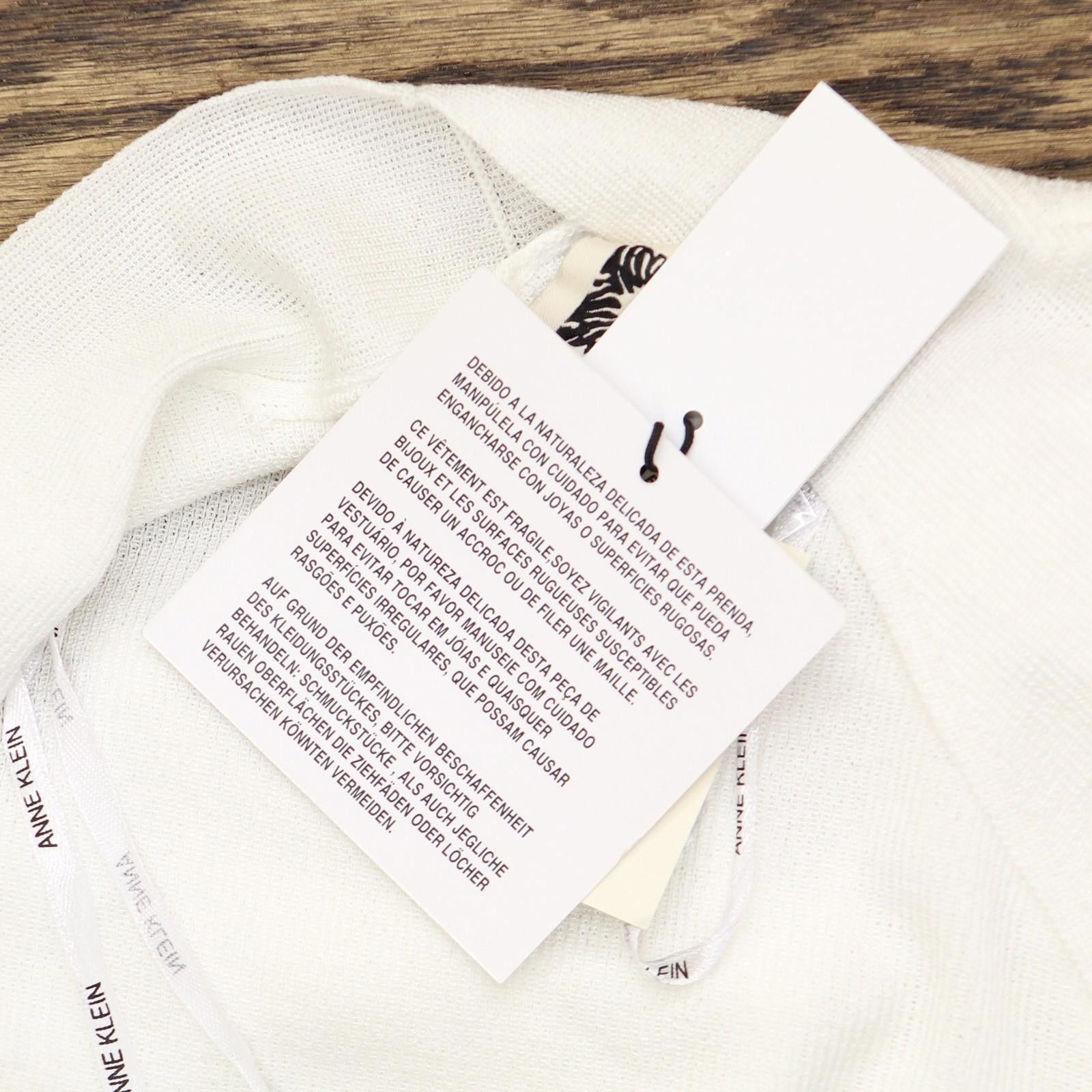 Other Nwt Anne Klein Monterey Cardigan 10888023 Bright White 0x Size L / US 10 / IT 46 - 3 Thumbnail
