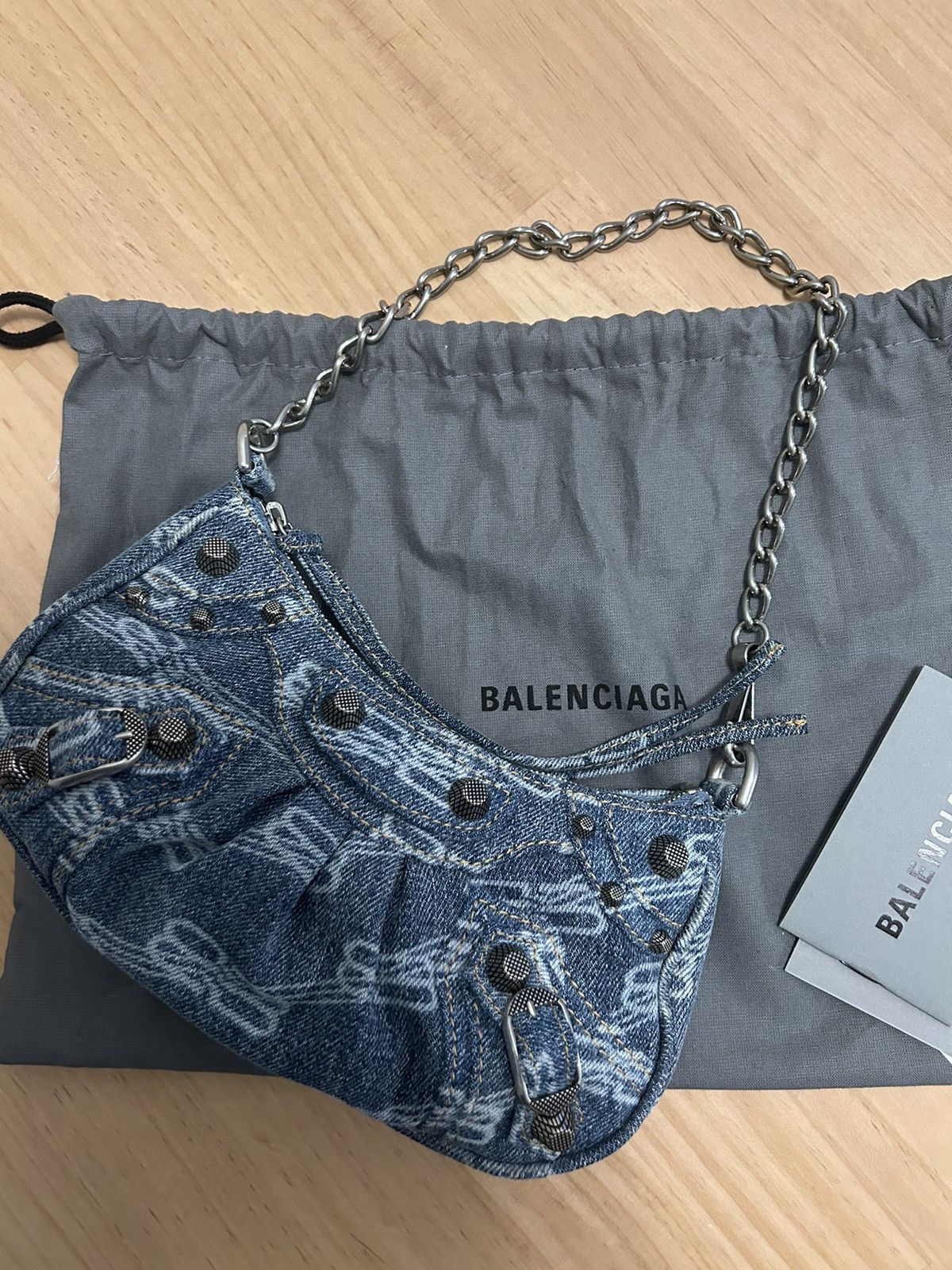 Balenciaga Balenciaga Le Cagole Mini Bag with Chain Size ONE SIZE - 2 Thumbnail