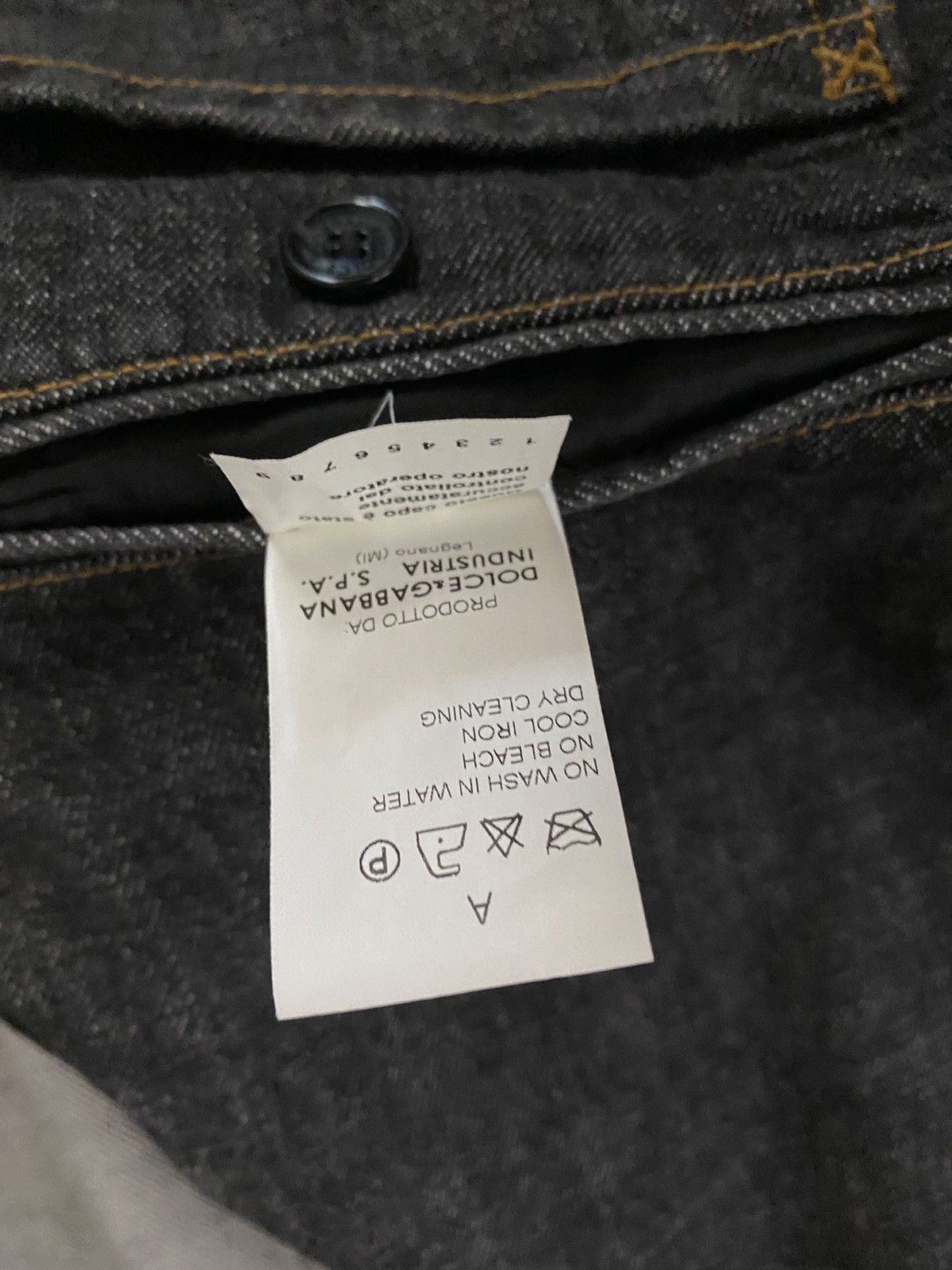 Dolce & Gabbana Dolce and Gabbana 🇮🇹 blue indigo denim D6AK jacket 54 VGC Size 44R - 13 Thumbnail