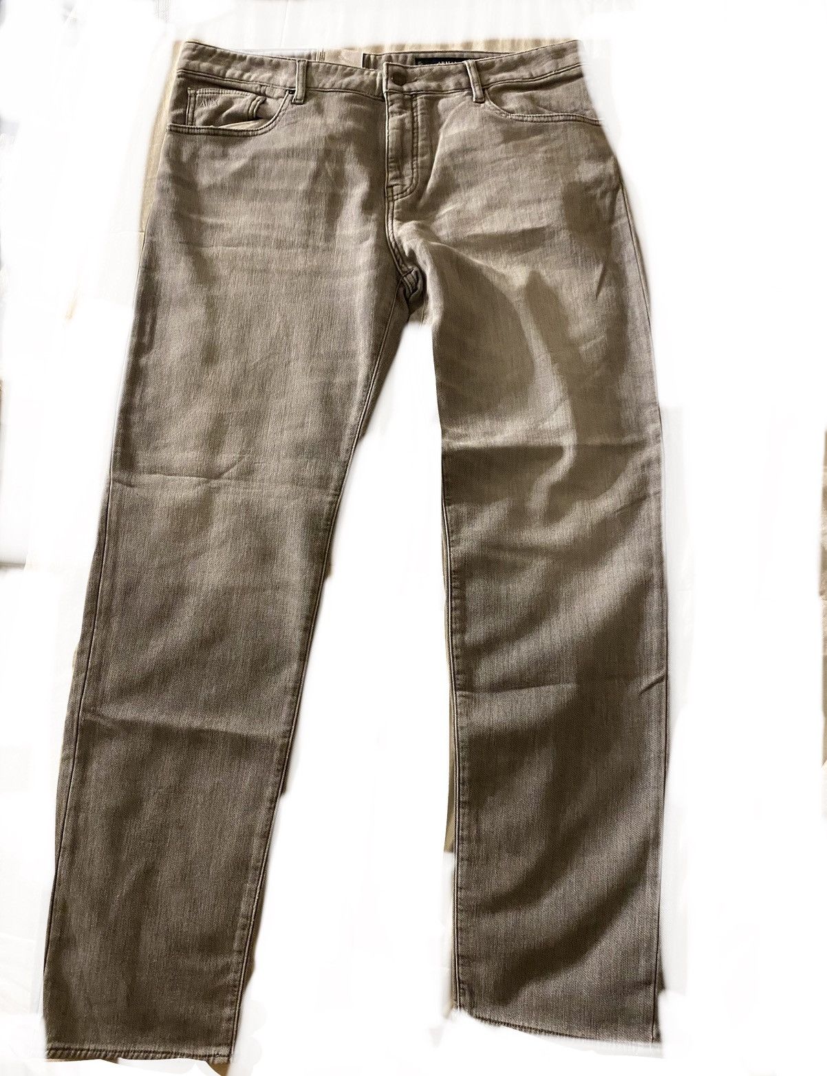 Armani Exchange A|X Armani Exchange Men's Grey denim Size US 36 / EU 52 - 2 Thumbnail