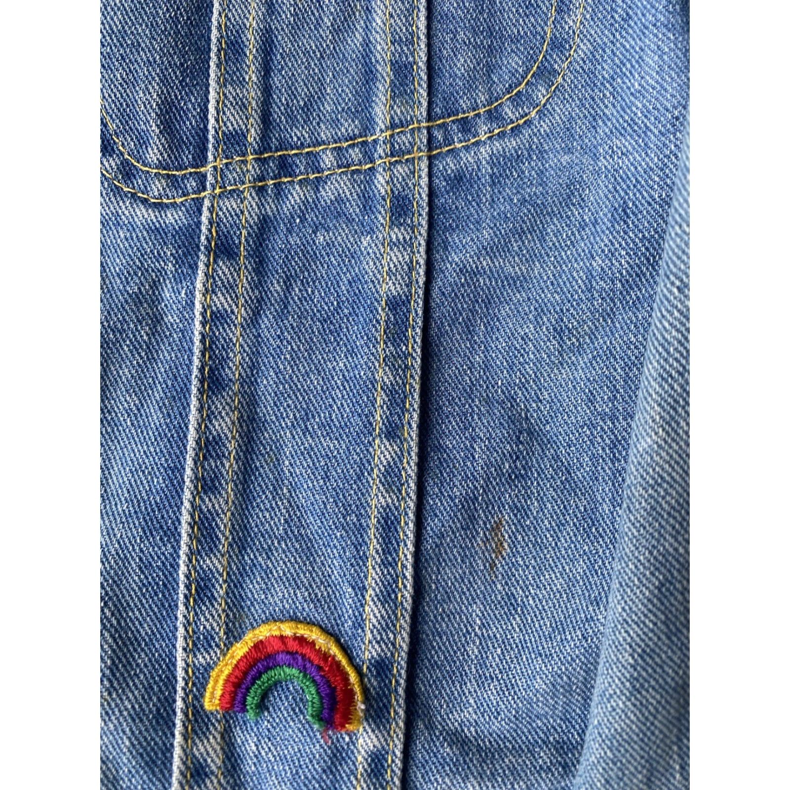 Lee VINTAGE Lee Rider Sanforized Union Trucker Jean Jacket Small PATD 153438 USA Size 28" / US 6 / IT 42 - 7 Thumbnail