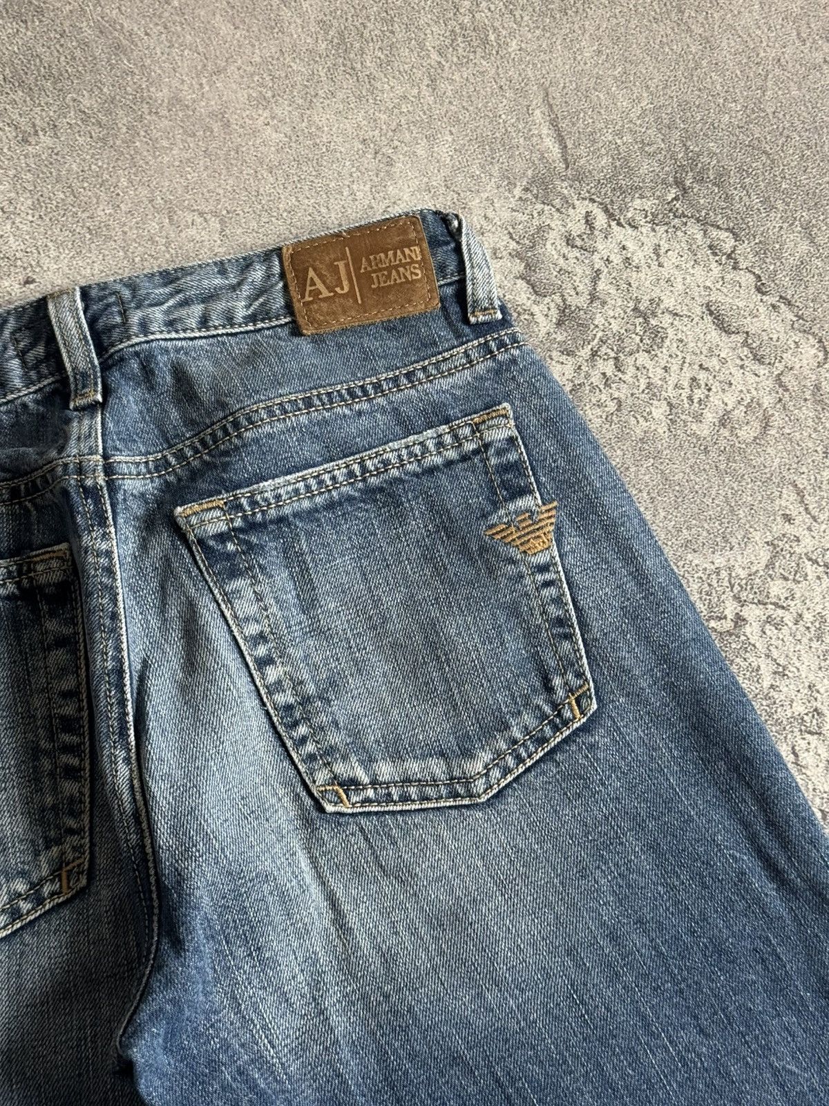 Armani Armani Jeans 26size wmns denim flared pants jeans trousers Size 26" / US 2 / IT 38 - 4 Thumbnail