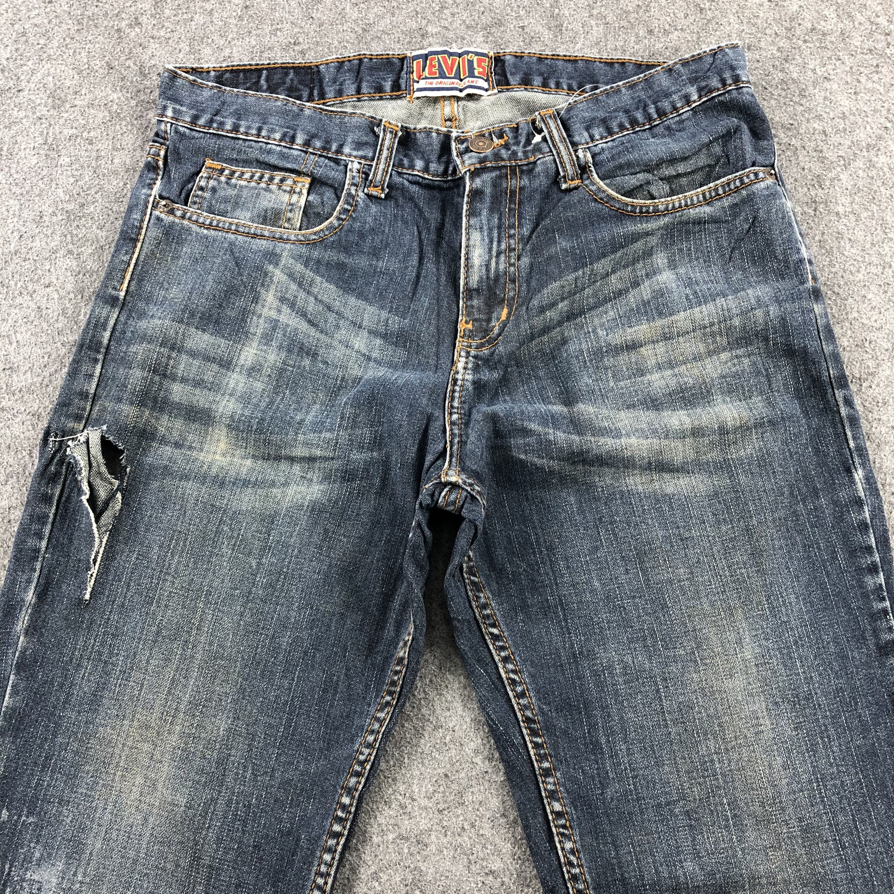 Levi's × Vintage Vintage 90s Blue Wash Levis 514 Jeans-JM1956 Size US 33 - 3 Thumbnail
