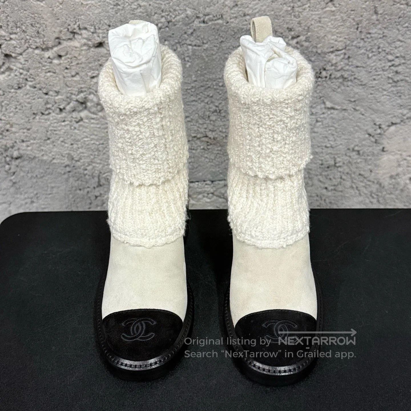 Chanel Chanel Lamb Wool Boots. Size US 4 / IT 34 - 6 Thumbnail