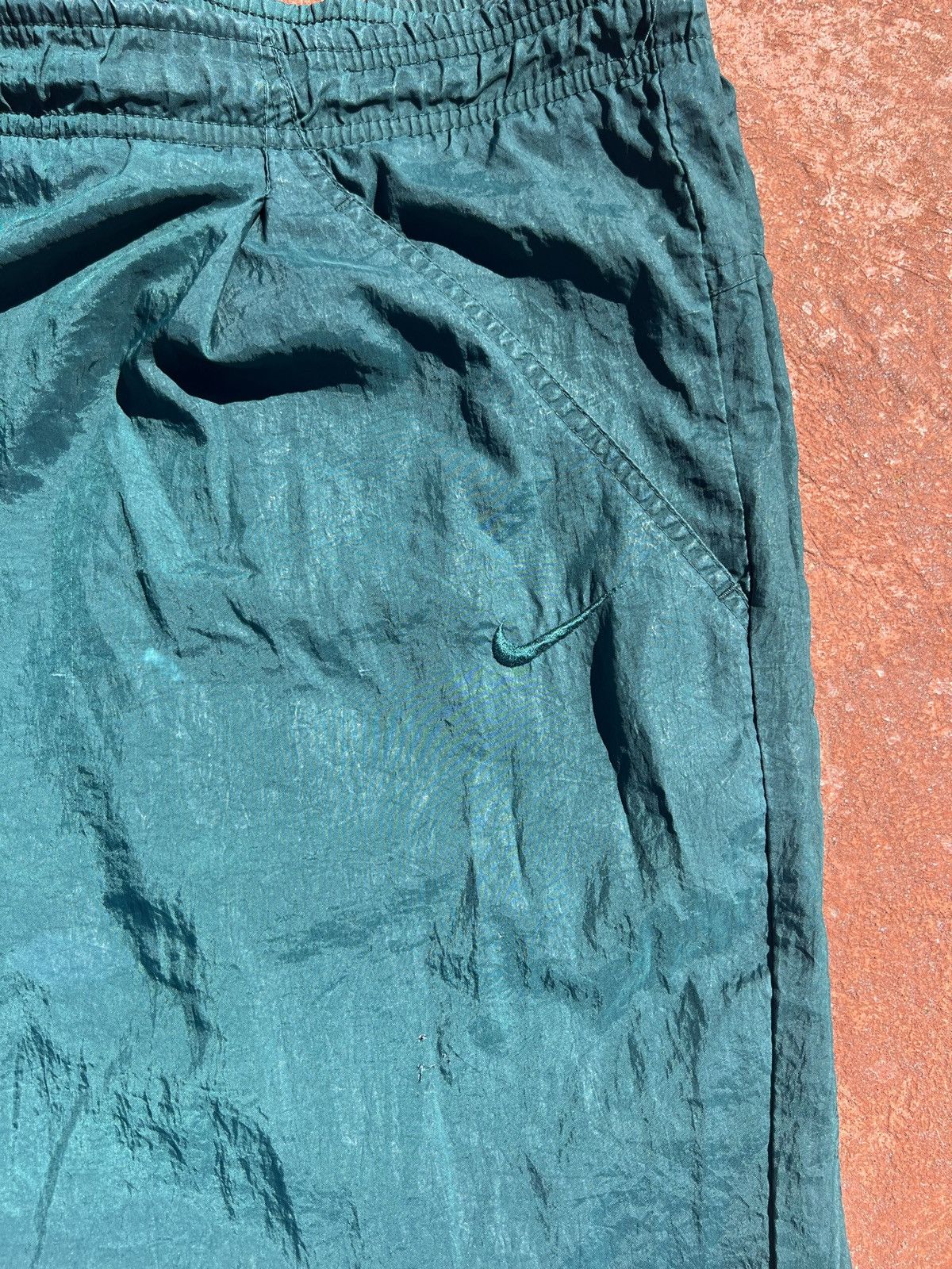 Nike Vintage 90’s Red Tag Nike Pine Green Track Pant Joggers Size US 38 / EU 54 - 2 Thumbnail