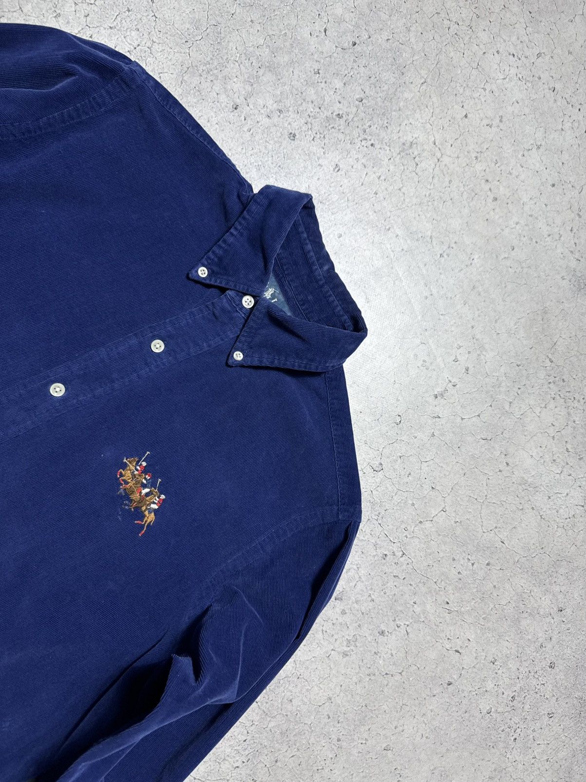 Polo Ralph Lauren Polo Ralph Lauren Velvet Corduroy Button Up Big Pony Shirt Size US M / EU 48-50 / 2 - 4 Thumbnail