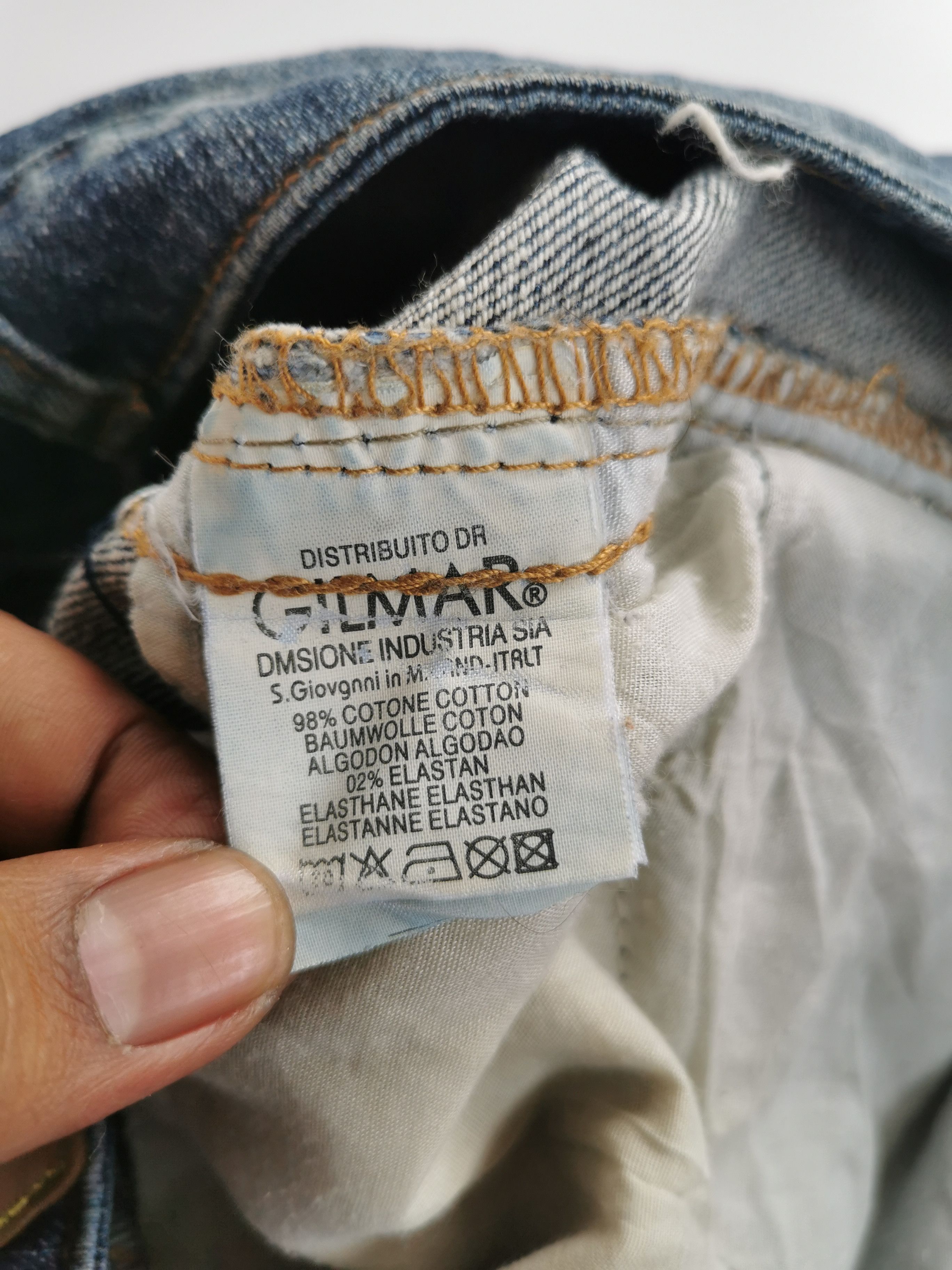Frankie Morello Frankie Morello Y2K Gimmick Skull Damage Processing Jeans Size US 32 / EU 48 - 10 Thumbnail