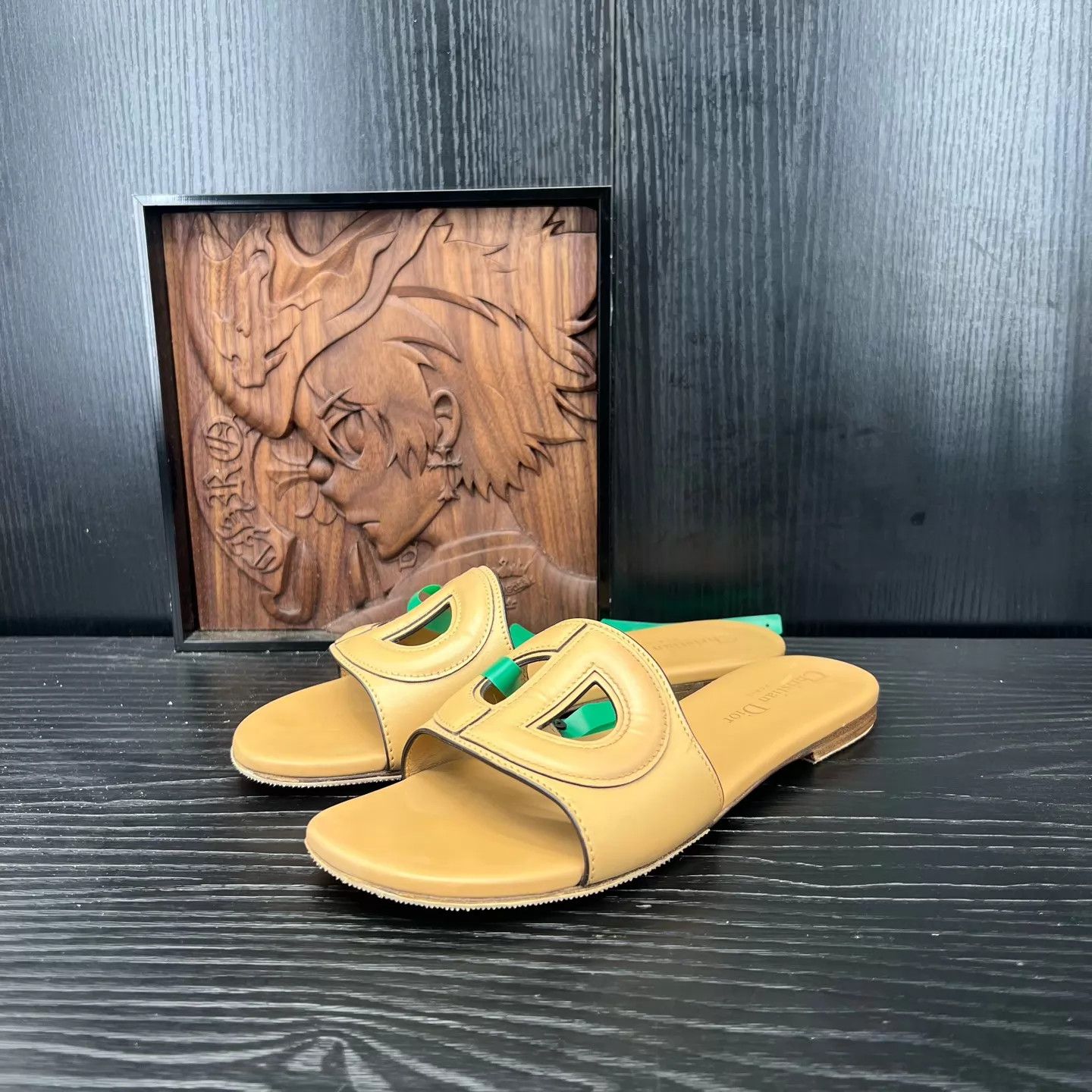 Dior Dior Pig Nose Camel Slipper 37 with box Size US 6.5 / IT 36.5 - 1 Thumbnail
