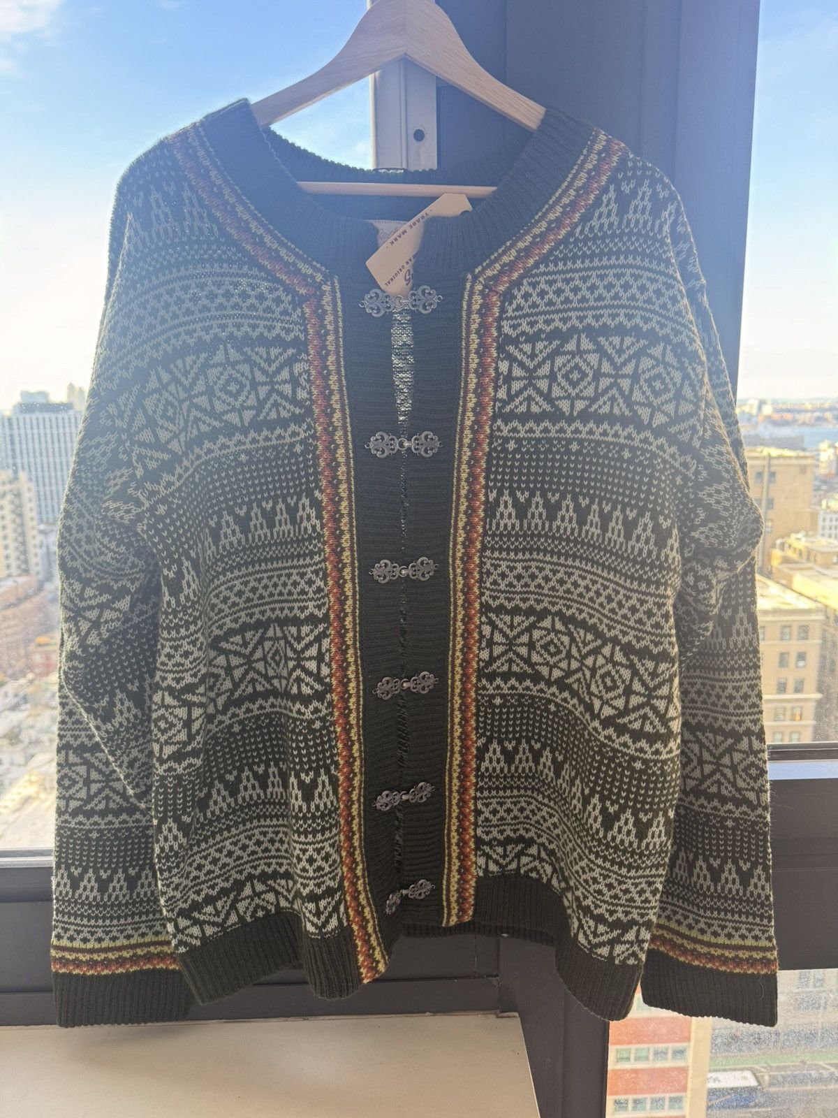 Vintage VINTAGE JAPANESE ALPINE KNIT CARDIGAN Size US L / EU 52-54 / 3 - 5 Thumbnail