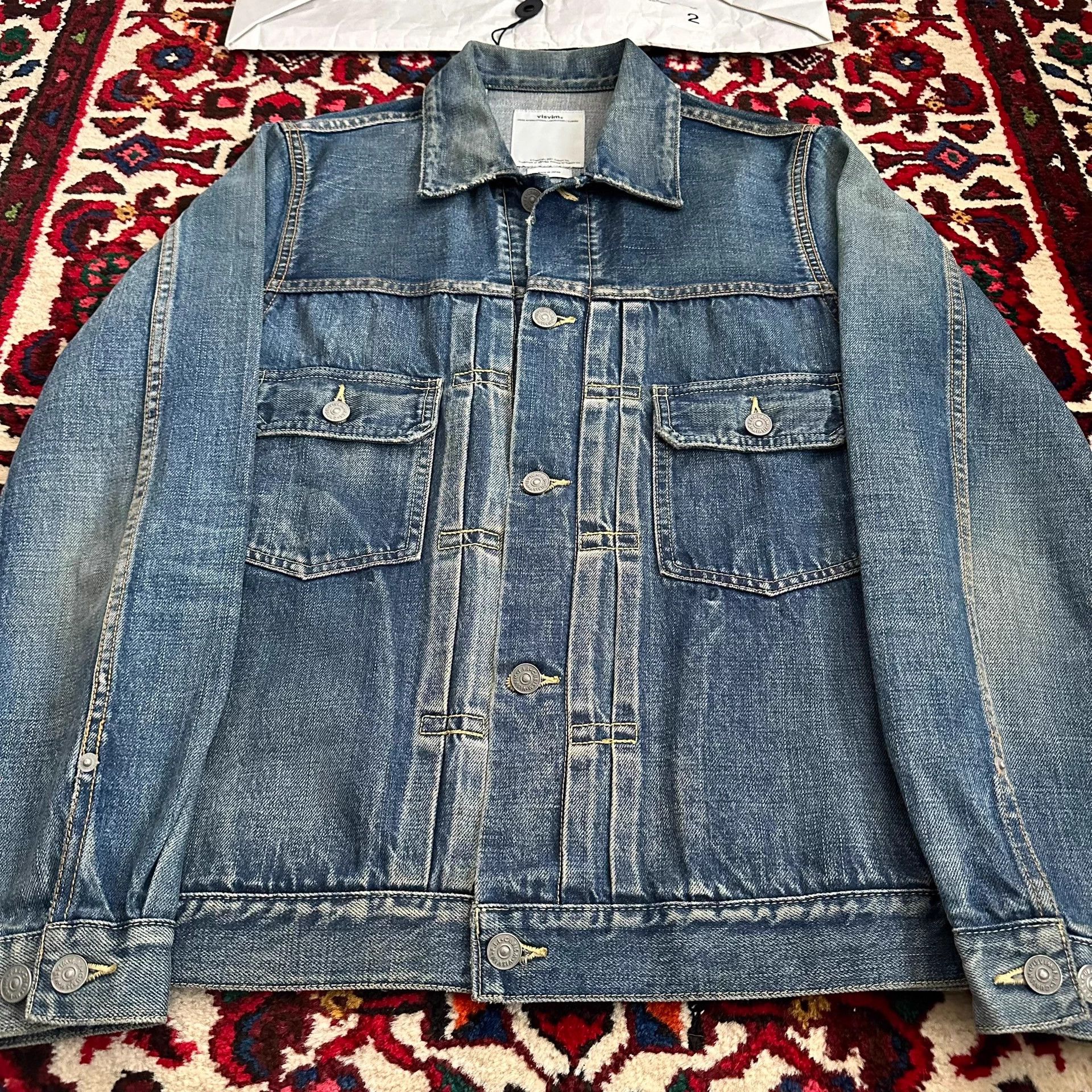 Visvim visvim 14ss 101 denim jacket 2 yellow mud wash Size US M / EU 48-50 / 2 - 3 Thumbnail