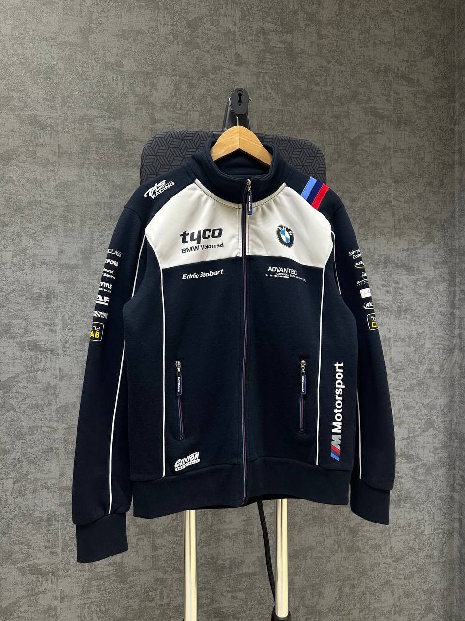 BMW × Vintage Vintage BMW Tuco Motorrad Racing Zip Hoodie Size US L / EU 52-54 / 3 - 2 Thumbnail