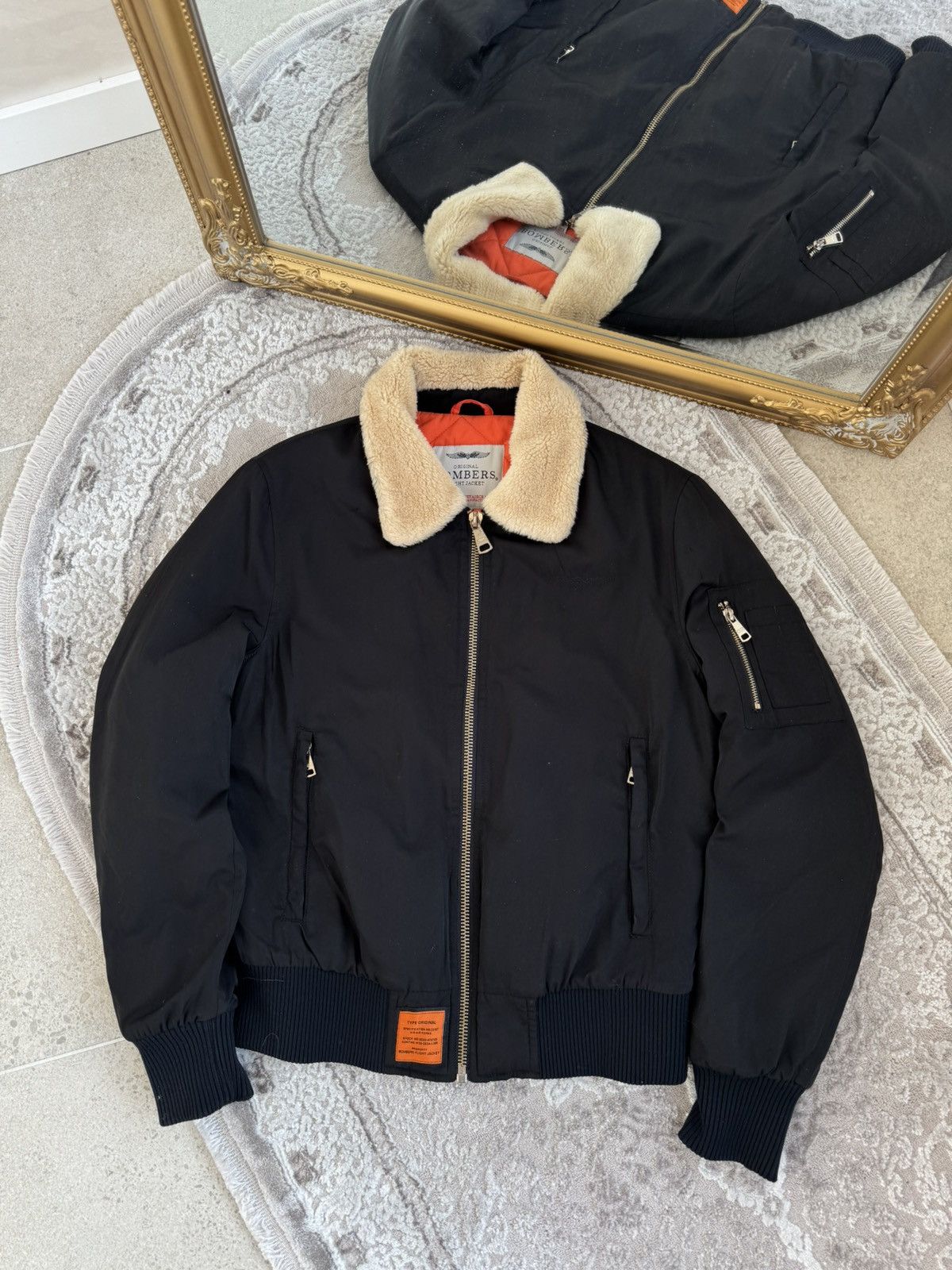 Japanese Brand Vintage Aviator bomber jacket MA-1 Avirex Style Size US S / EU 44-46 / 1 - 1 Thumbnail