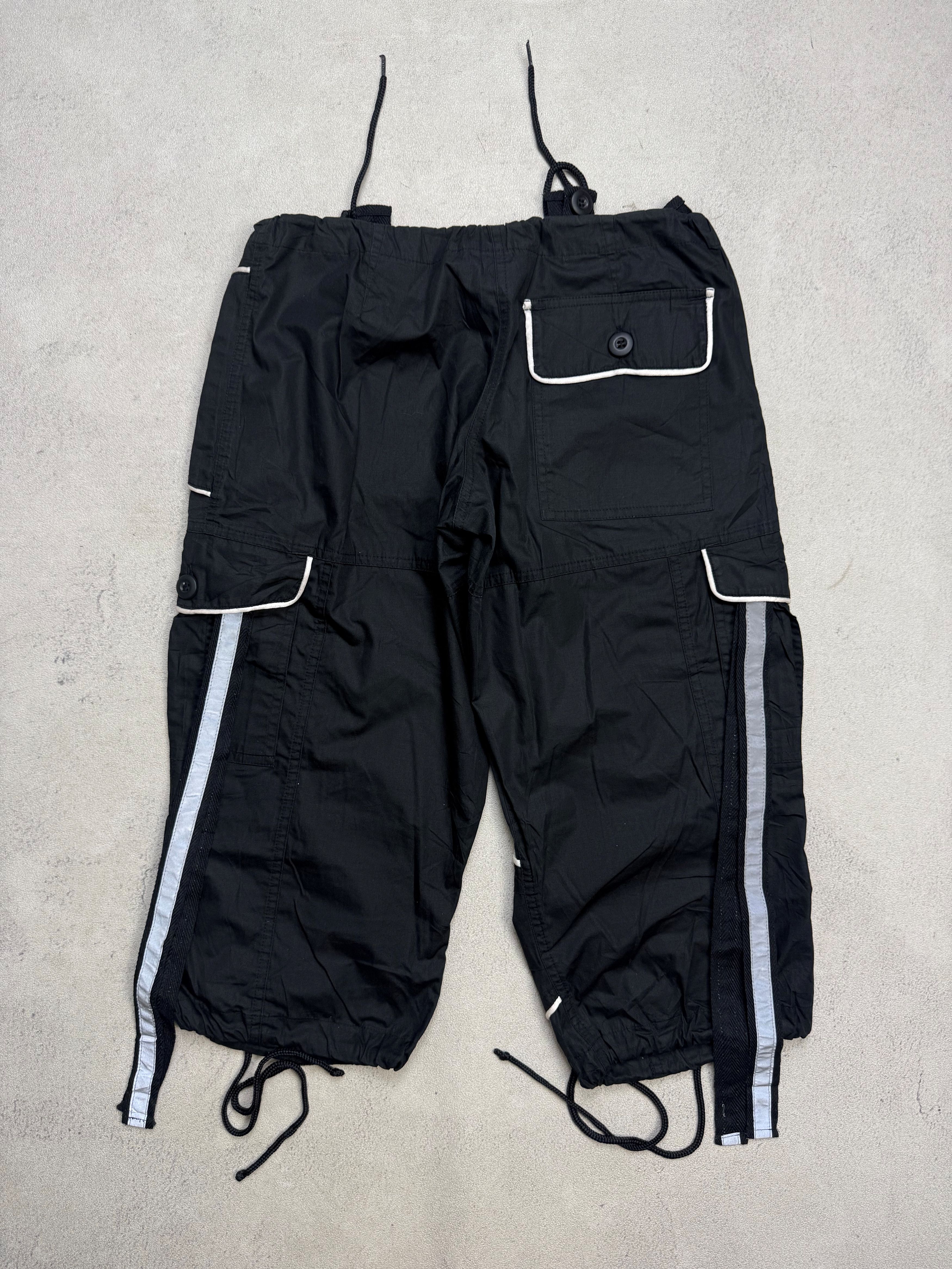 Japanese Brand UFO Multi Pocket Technical Cargo Cropped Pants Y2K Size 28" / US 6 / IT 42 - 2 Thumbnail