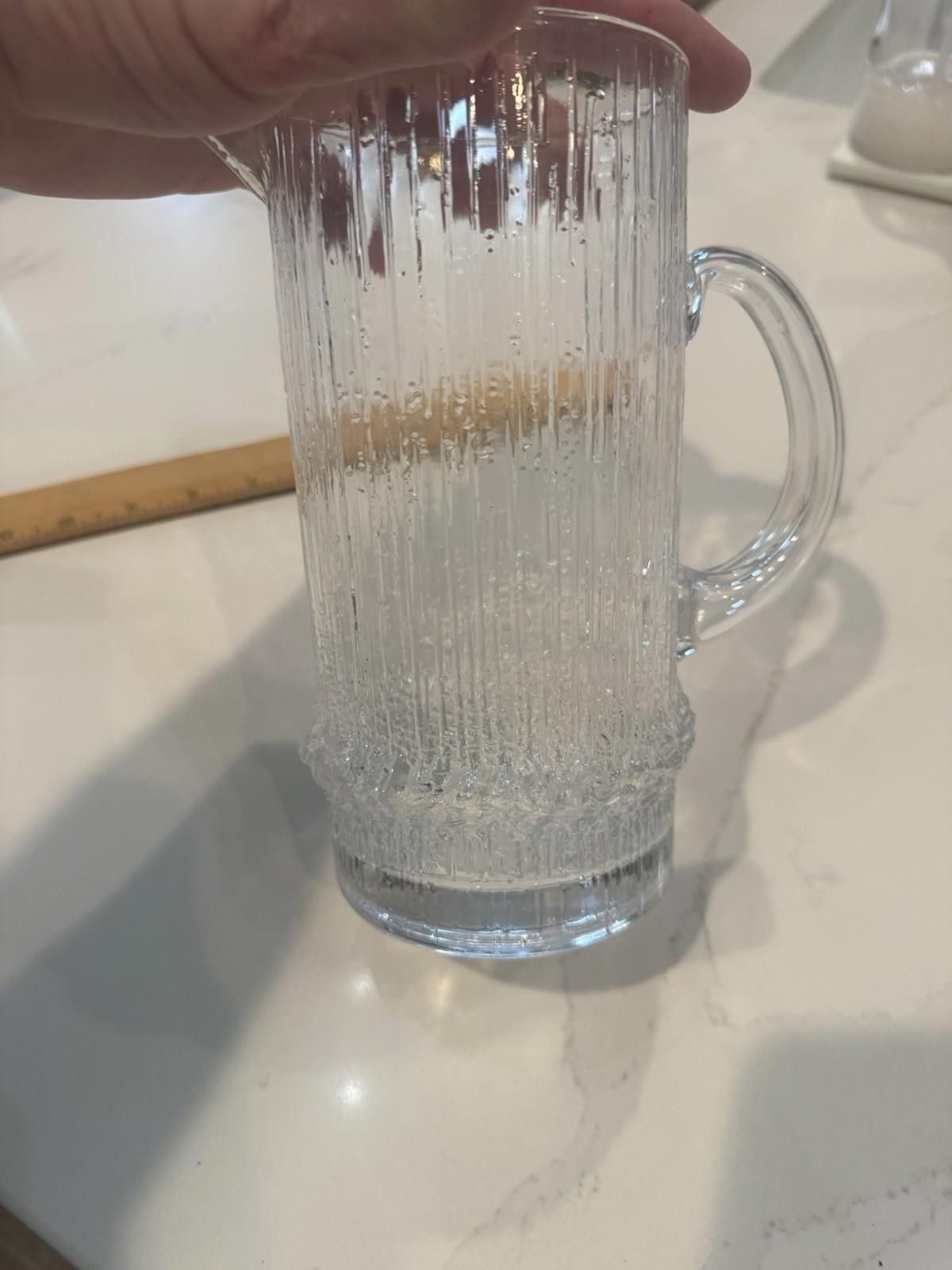 Designer Iittala Finland Niva Glass Serving Pitcher Tapio Wirkkala Size ONE SIZE - 3 Thumbnail