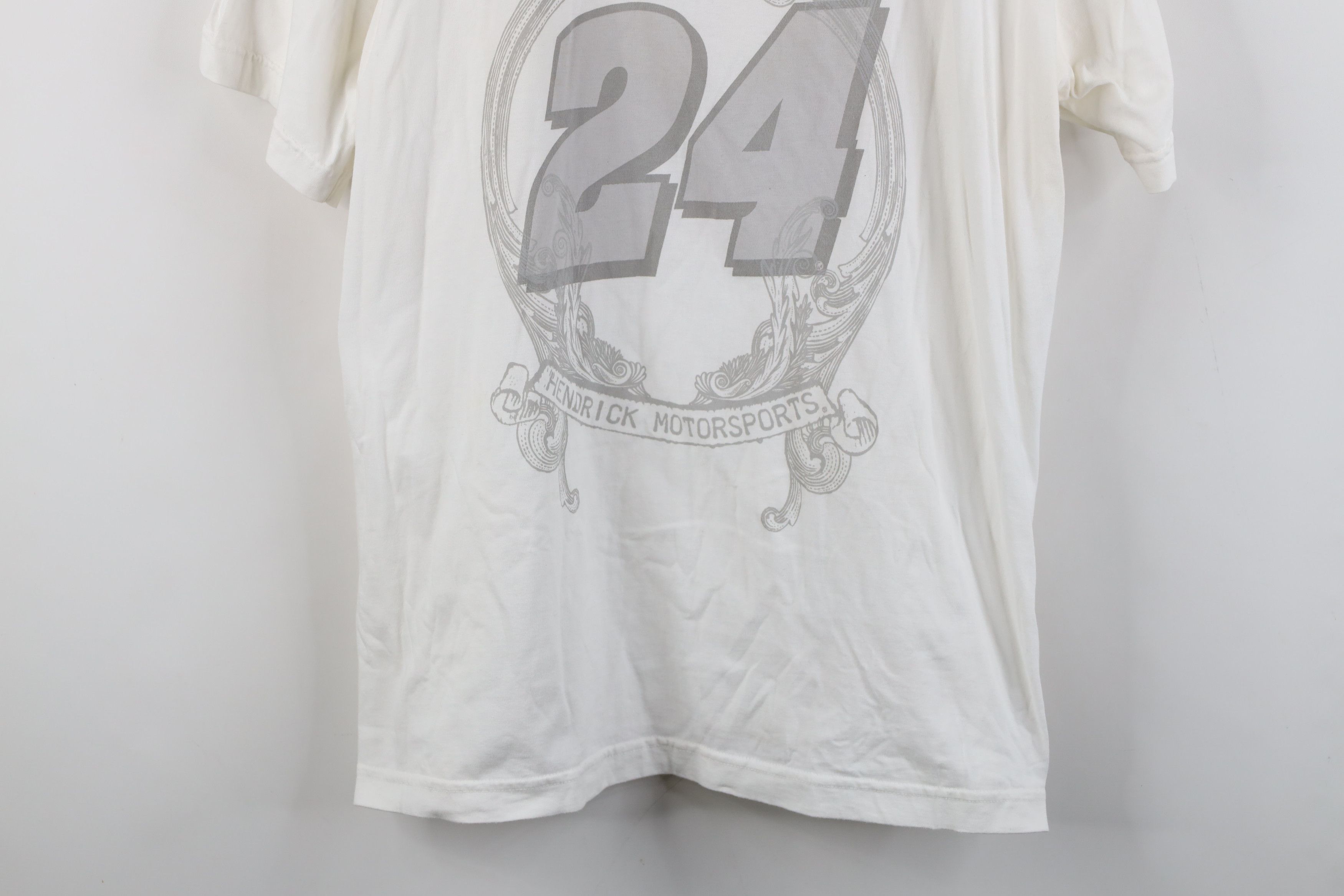 Vintage Vintage Y2K NASCAR Jeff Gordon Racing T-Shirt White Cotton Size XXL / US 16-18 / IT 52-54 - 3 Thumbnail