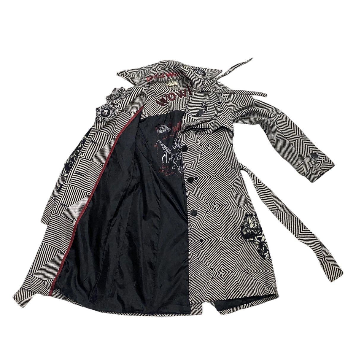 Desigual × Japanese Brand Desigual women coat jacket Size S / US 4 / IT 40 - 7 Thumbnail